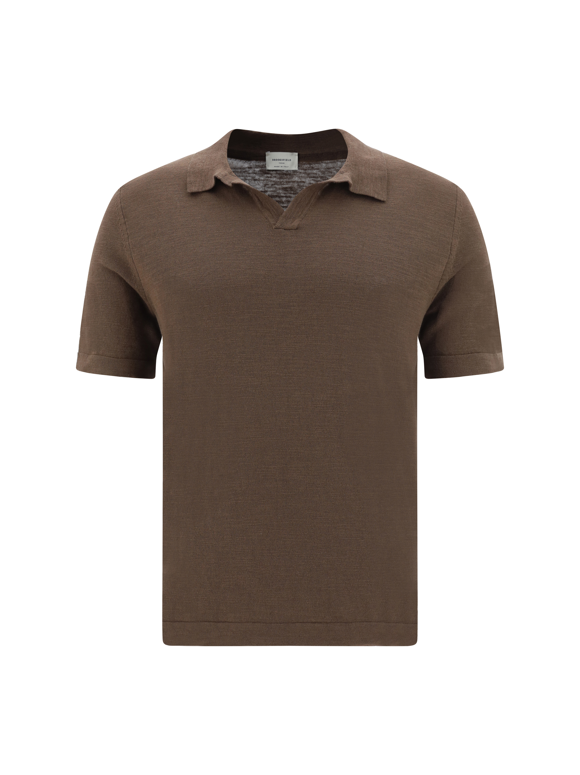 Shop Brooksfield Polo Shirt In Coconut