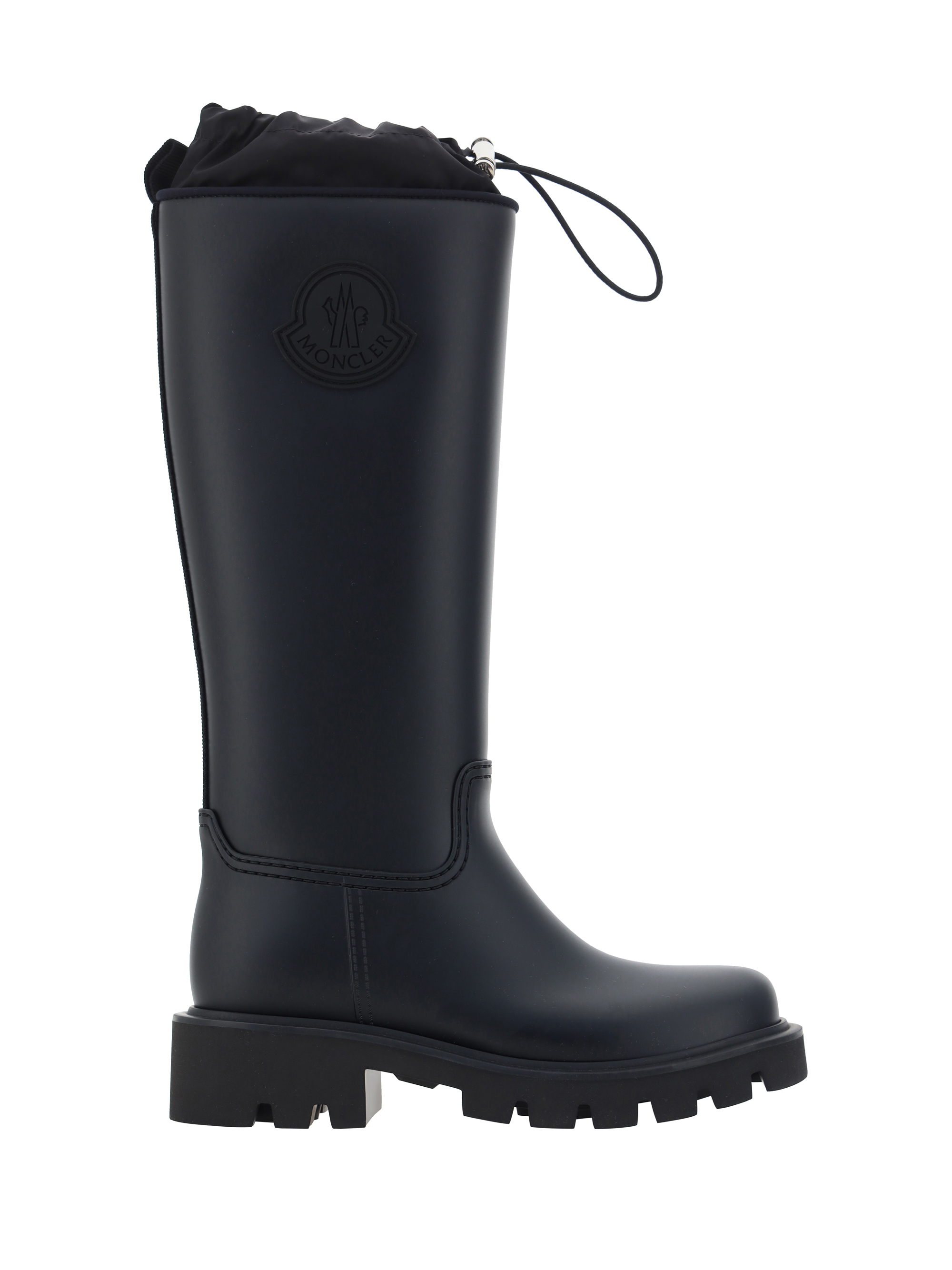 Shop Moncler Kickstream Rain Boots In 999