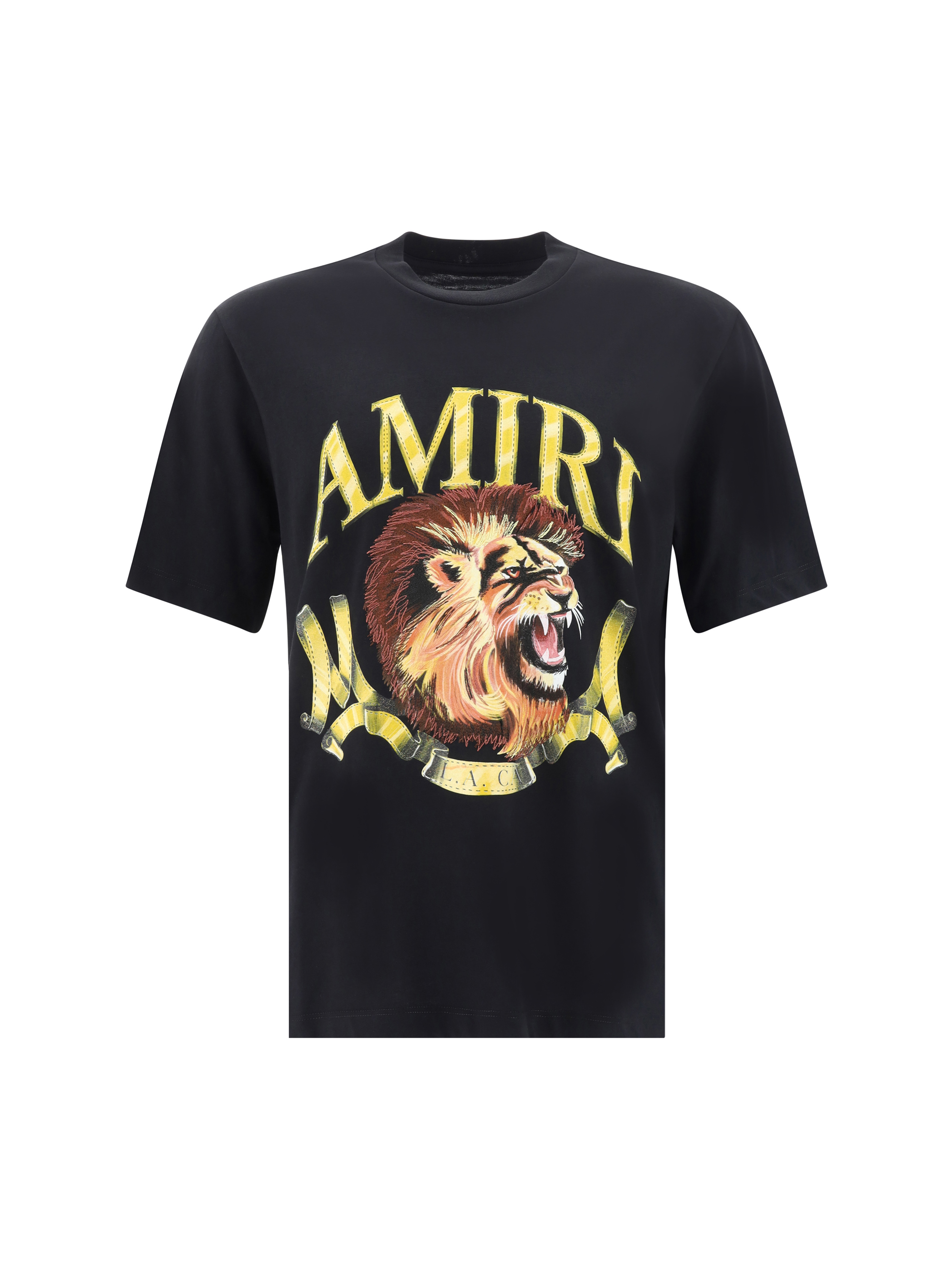 Shop Amiri Lion T-shirt In Black