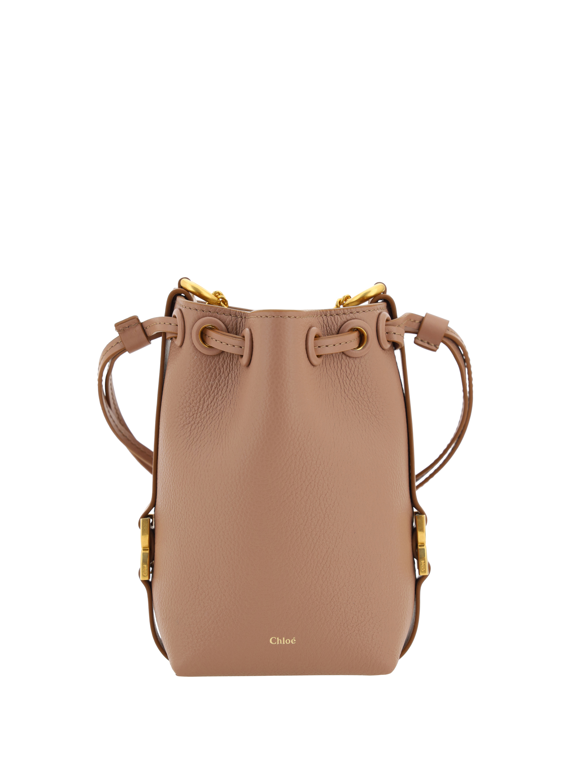 Chloe Marcie Satchel Bag in Taupe | MTYCI