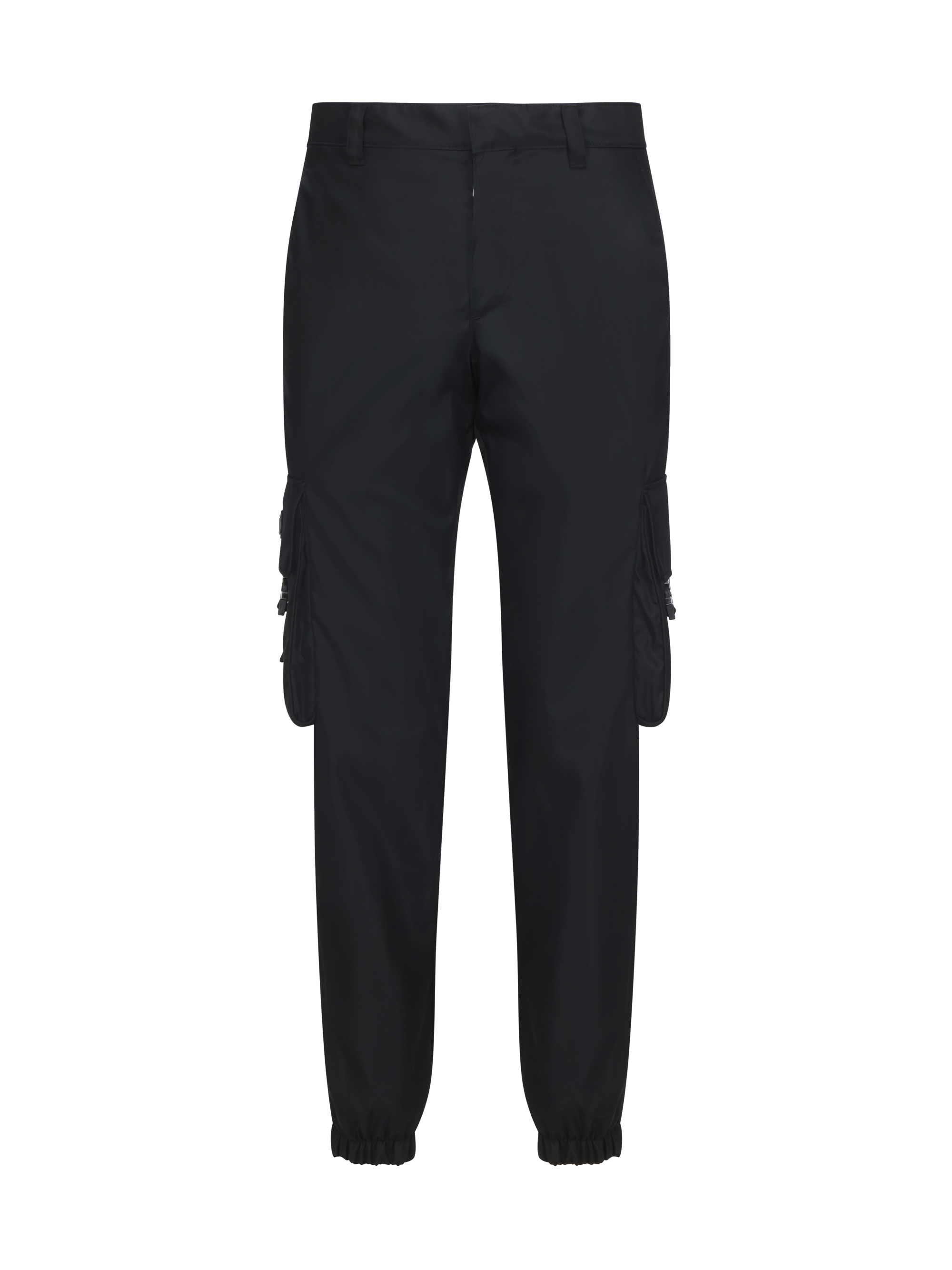 Shop Prada Pants In Nero