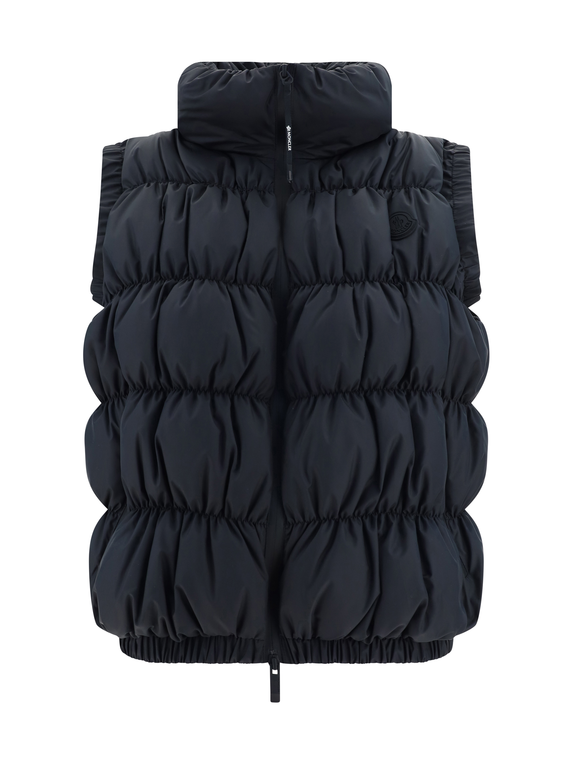 Shop Moncler Apriate Padded Vest In 999