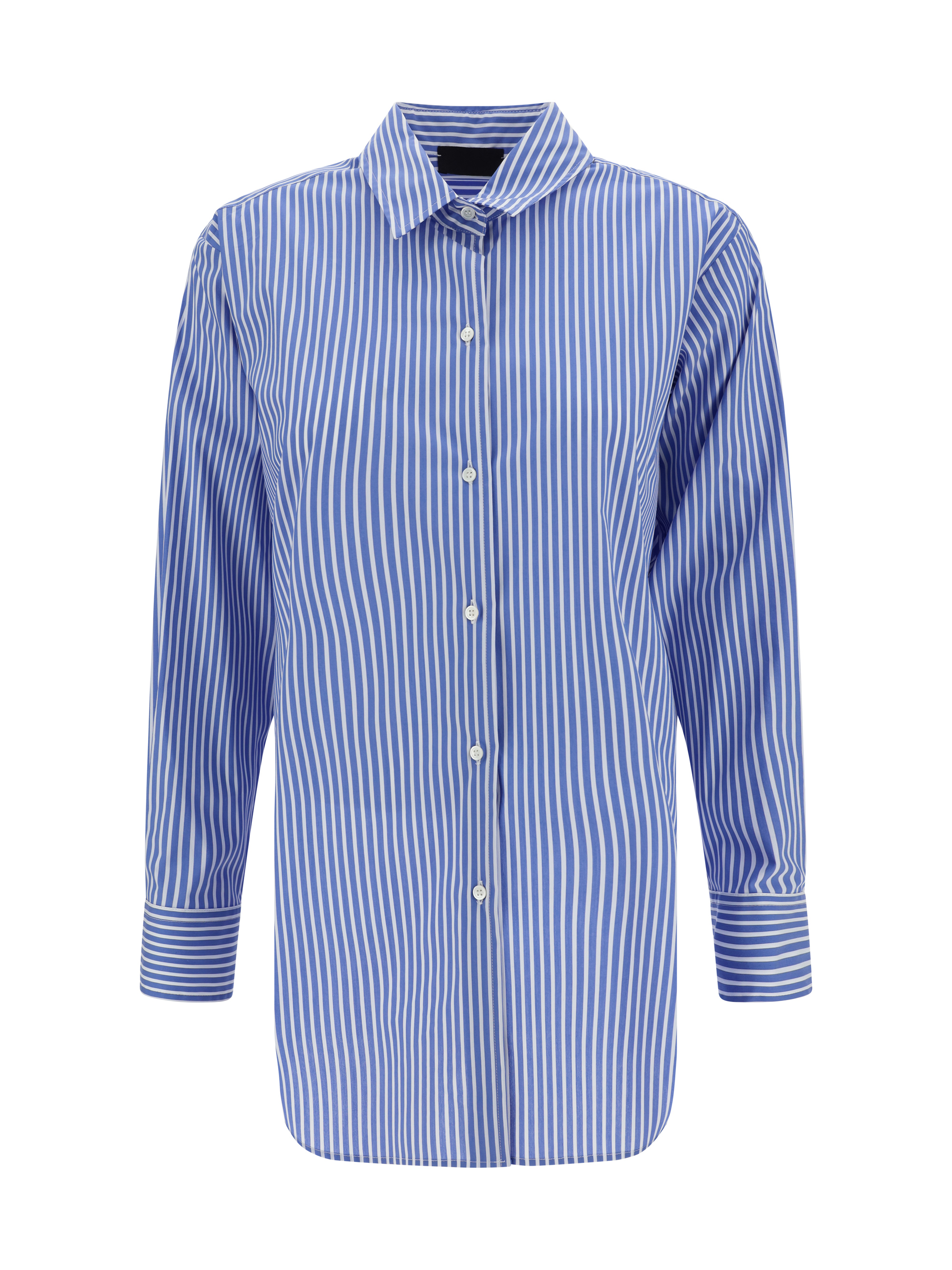 Shop Fit Shirt In Azzurro/bco