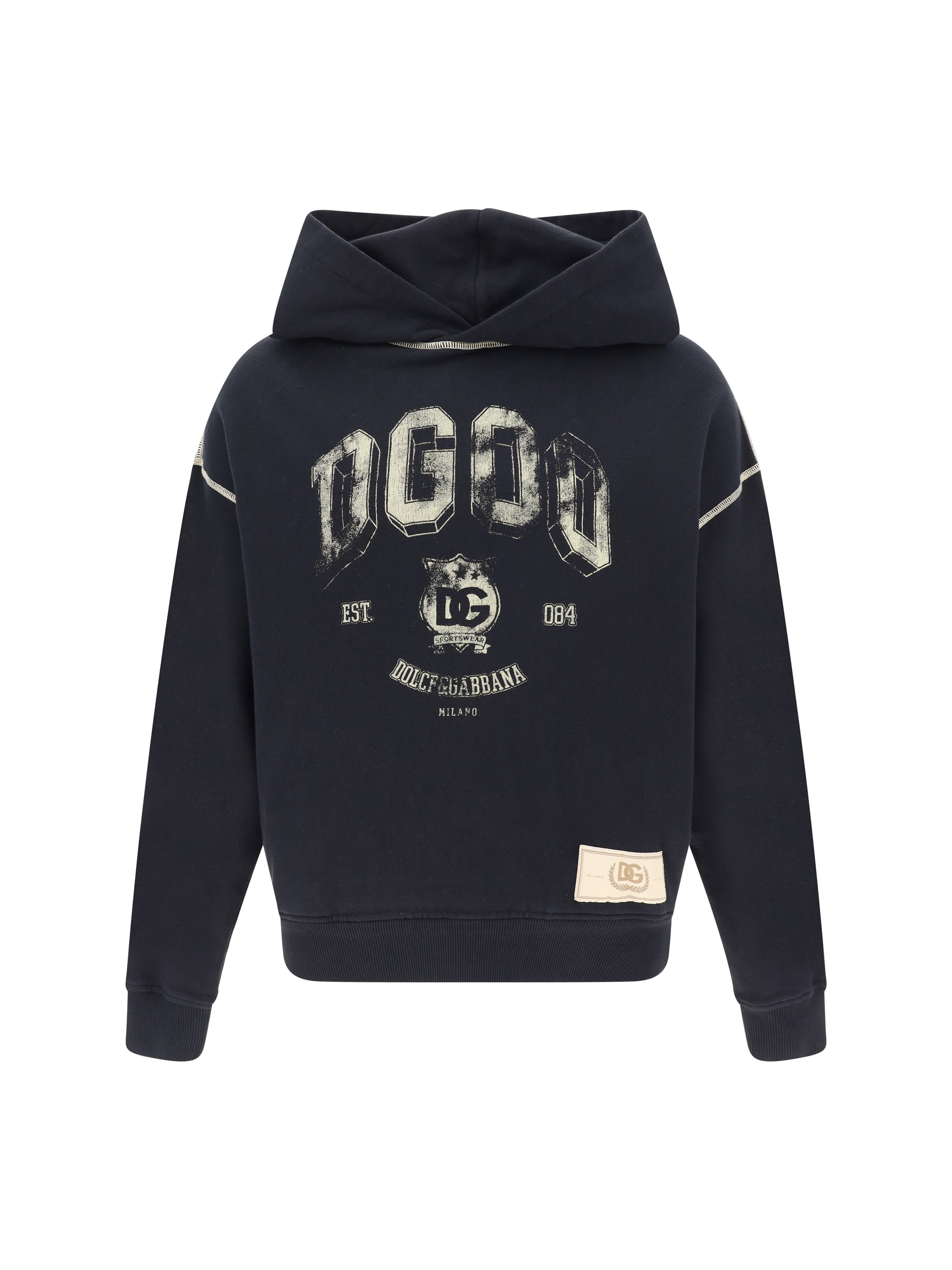 Shop Dolce & Gabbana Hoodie In Nero