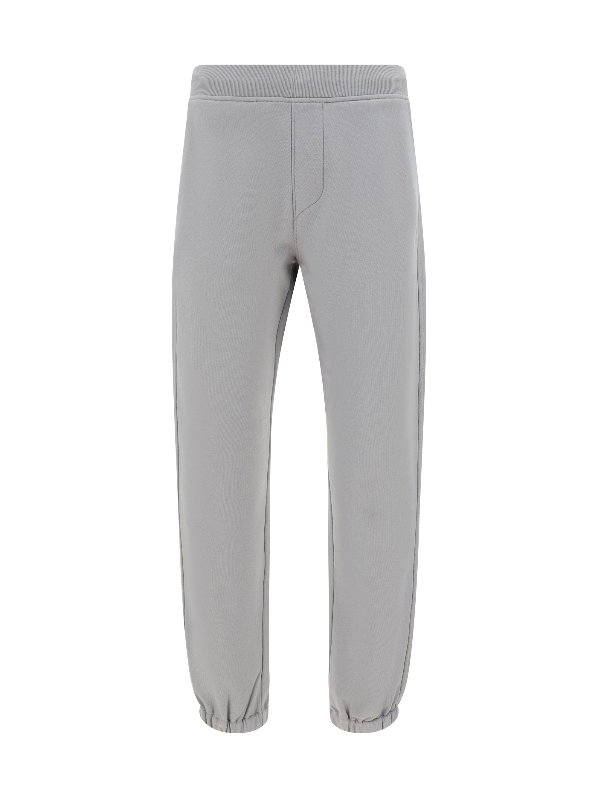 Shop C.p. Company Diagonal Sweatpants In Drizzle Grey