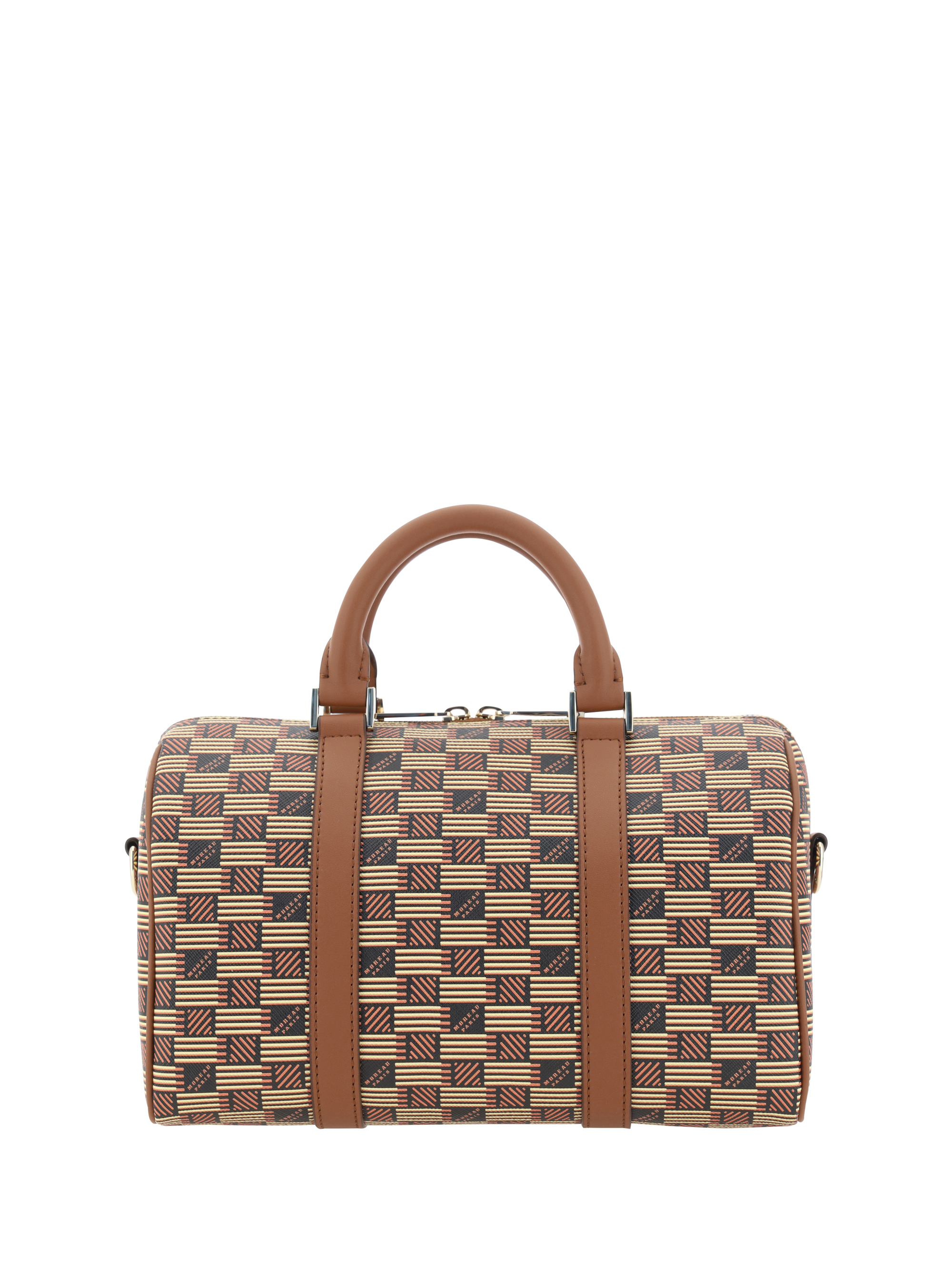 Shop Moreau Boston Travel Bag In Classique  / Natural