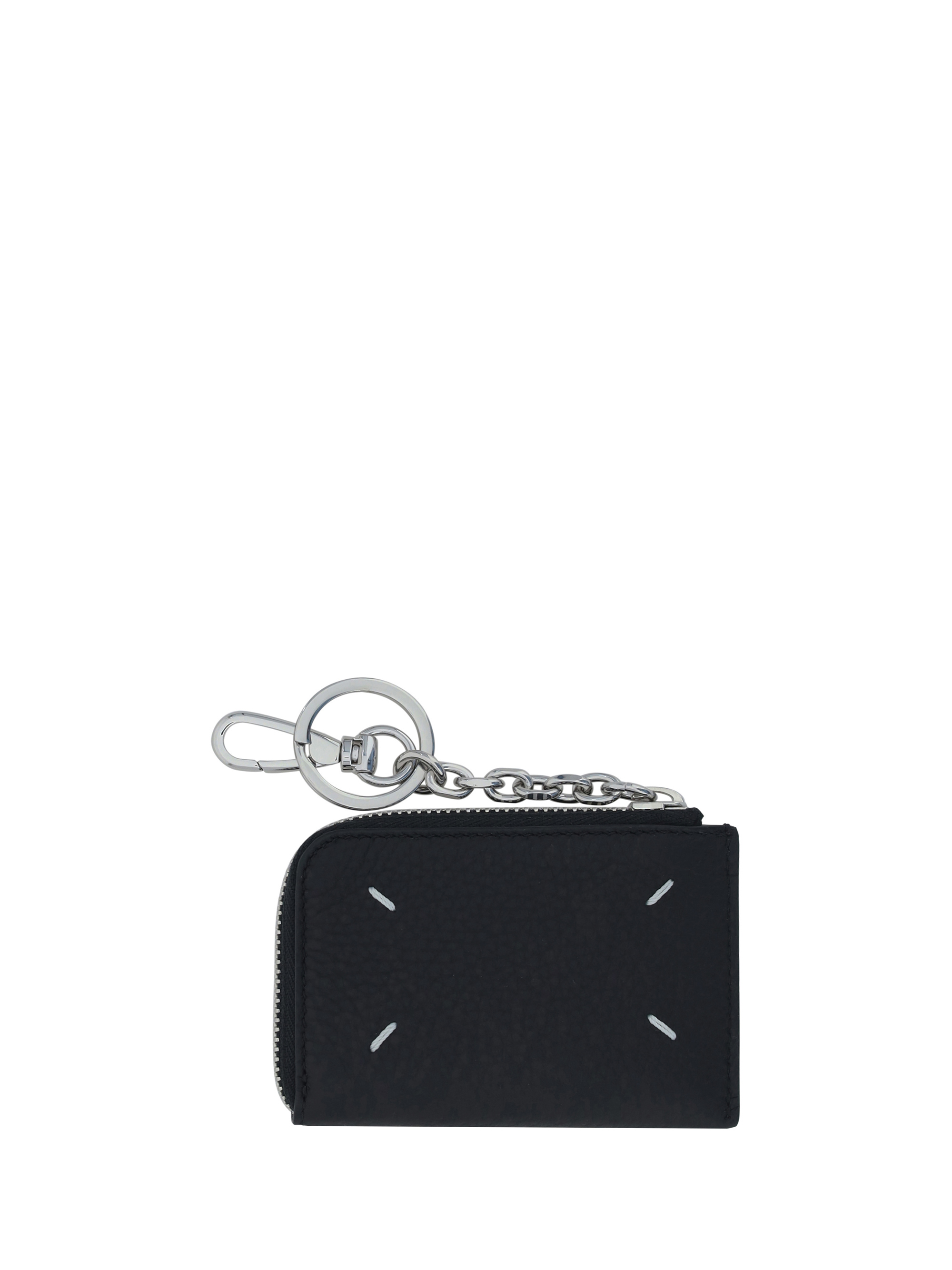 Shop Margiela Card Holder In Black