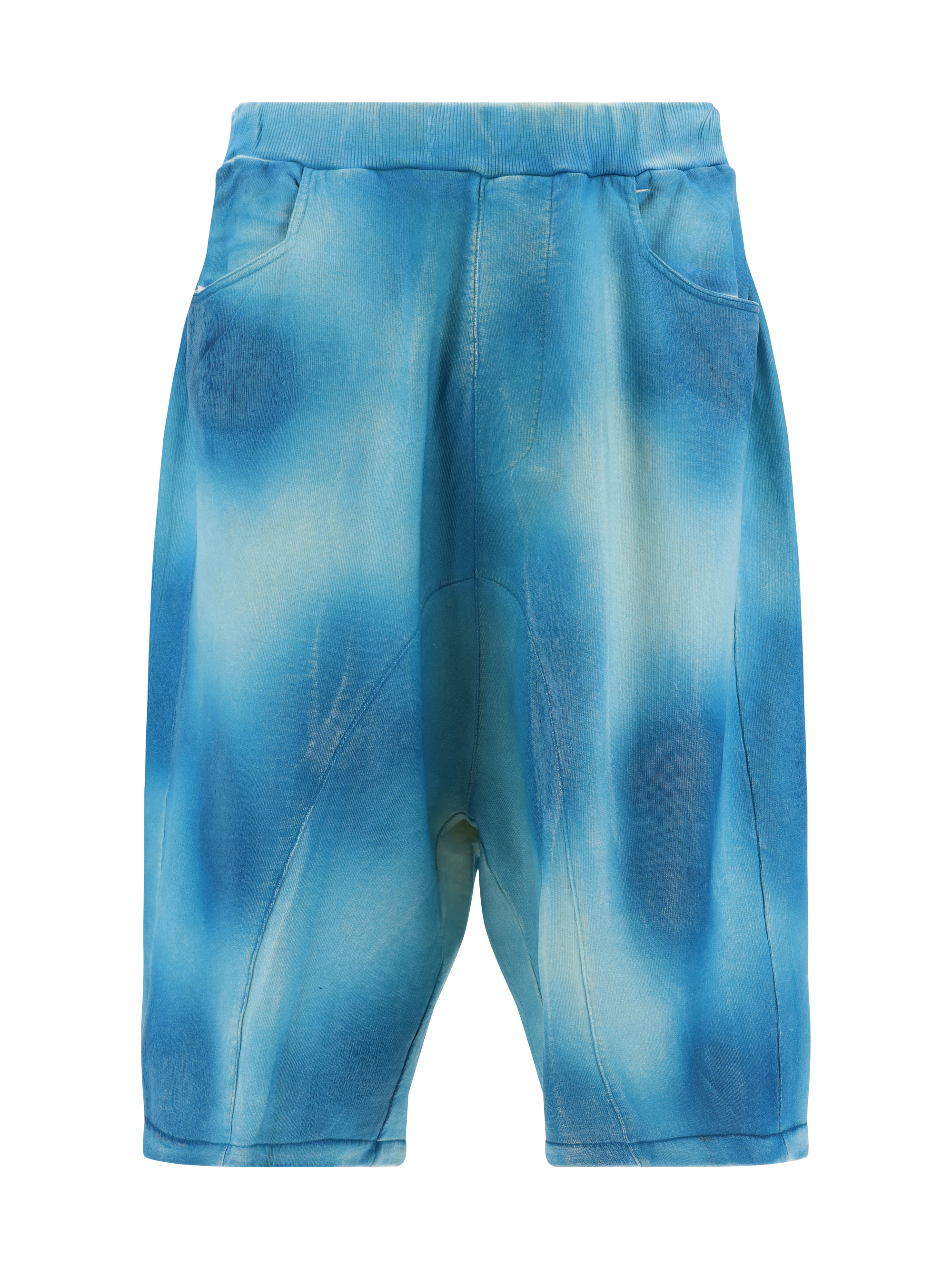 Shop Pdf Channel Shorts In Light Blue