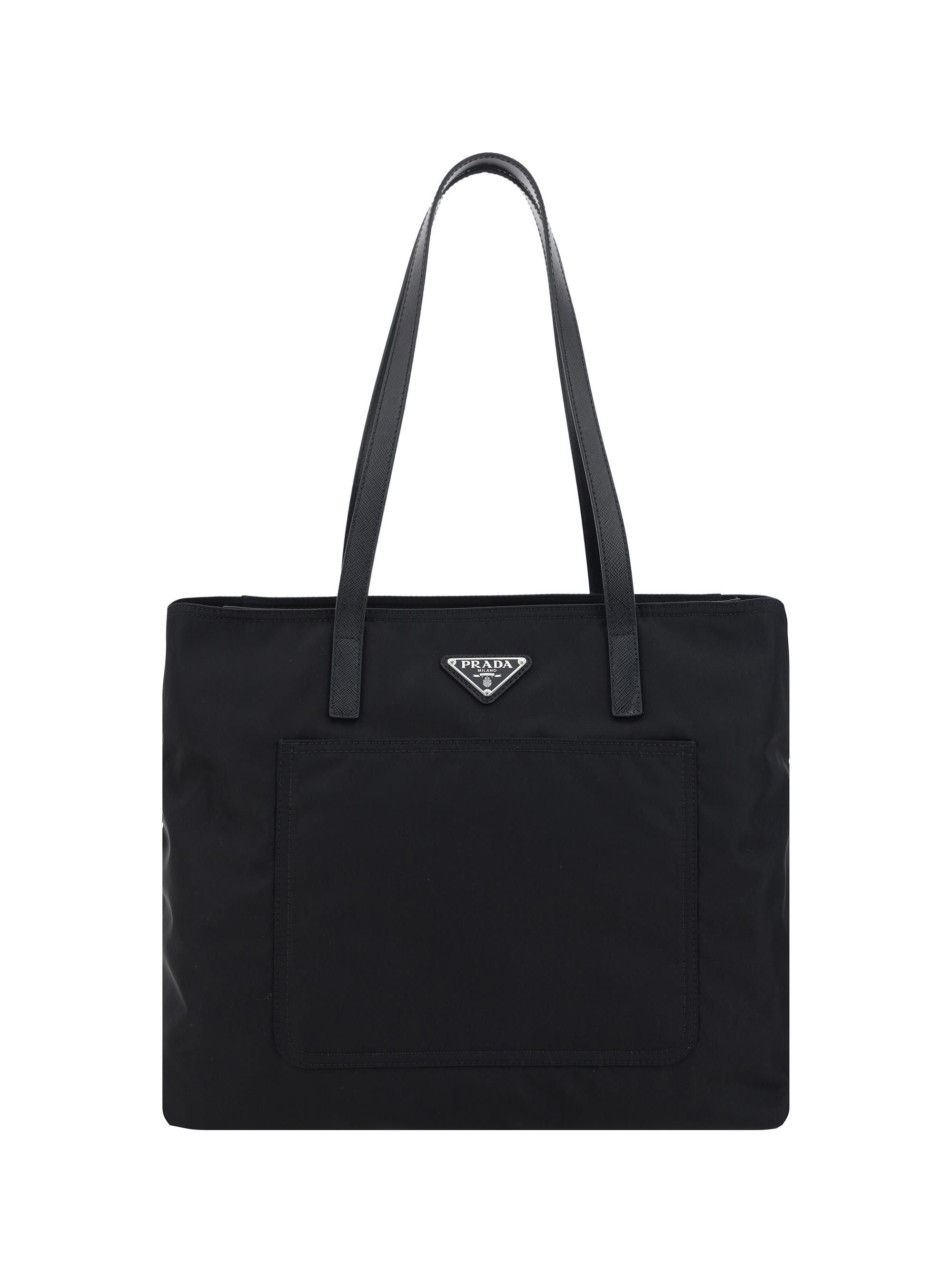 Shop Prada Shopping Shoulder Bag In Nero