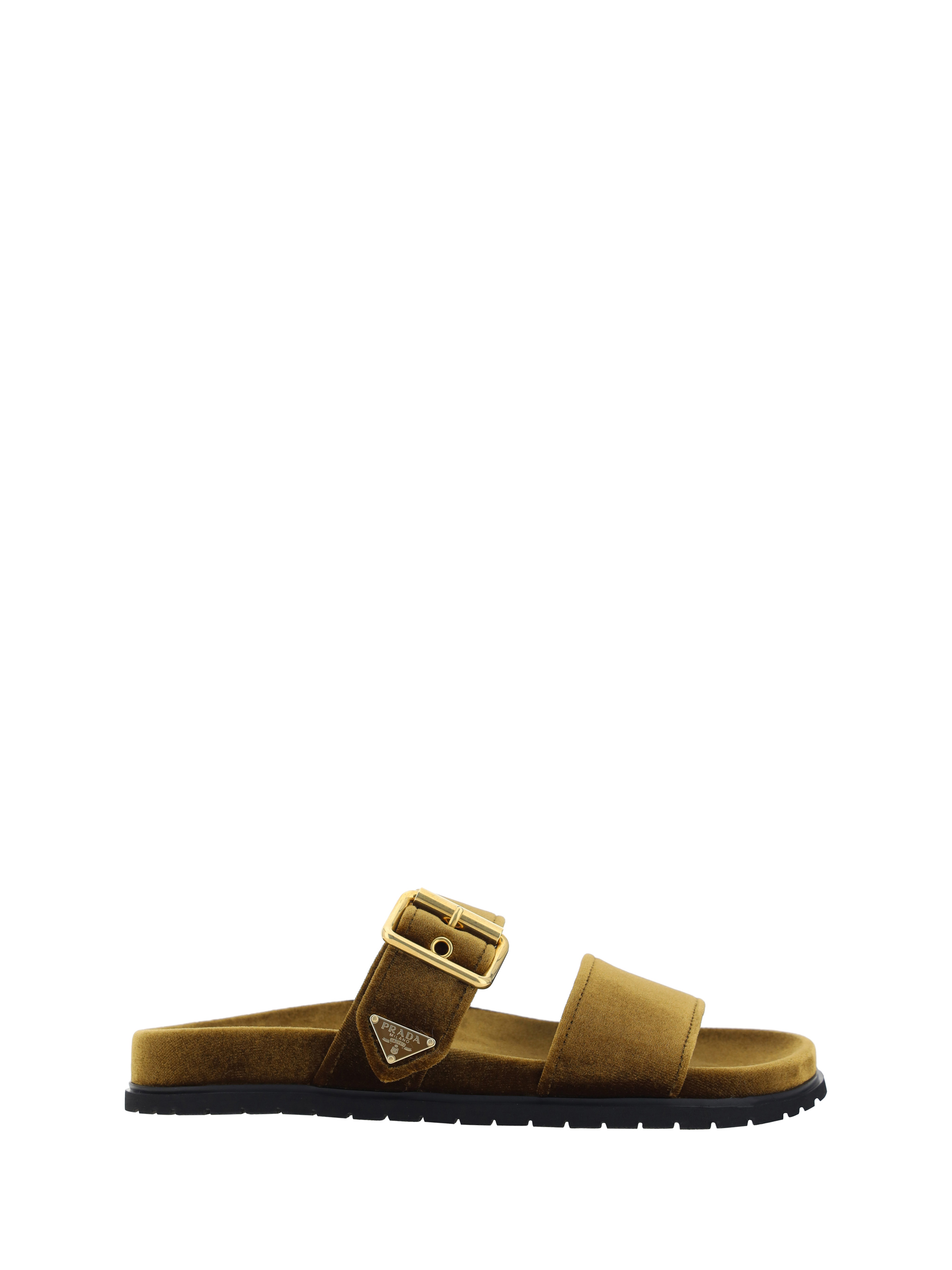 Shop Prada Sandals In Rovere