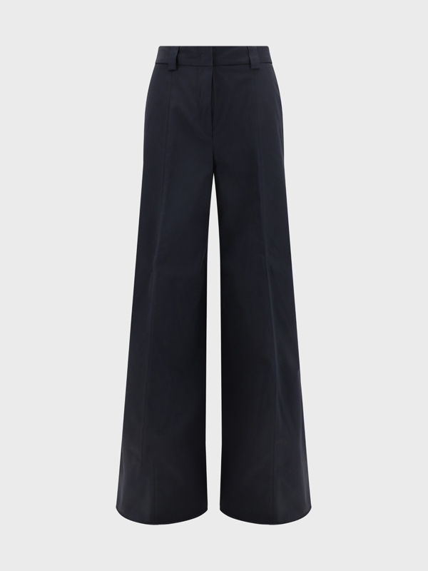 Cotton Wide Leg Pants