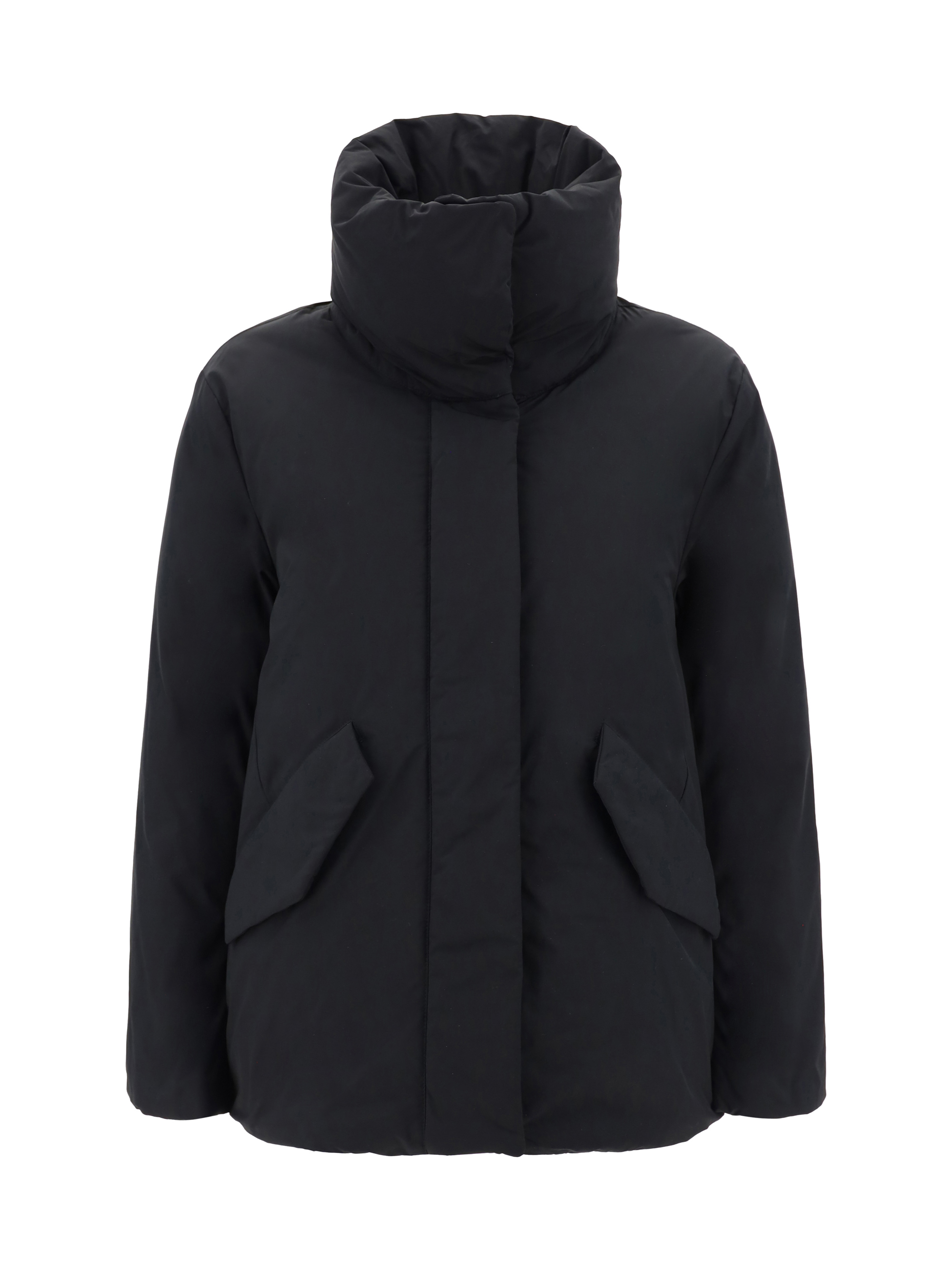 Shop Woolrich Luxury Cocoon Down Jacket In Black