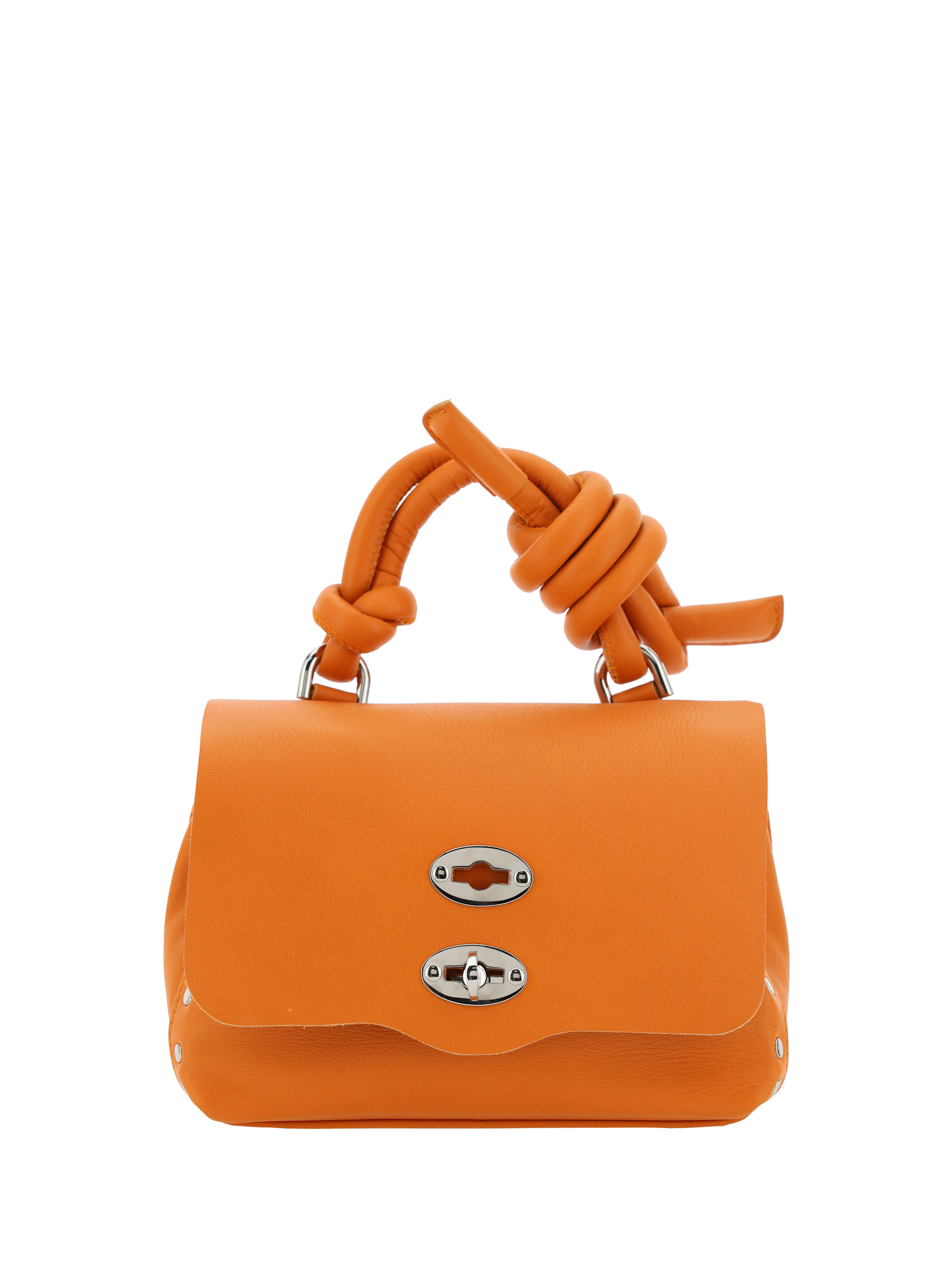 Zanellato Postina Piuma Handbag In Orange Noto