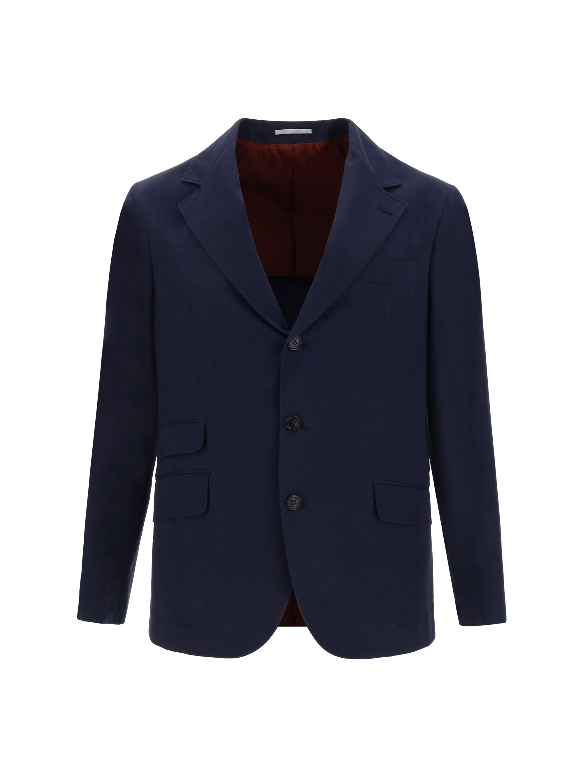 Shop Brunello Cucinelli Blazer Jacket In Blue Navy
