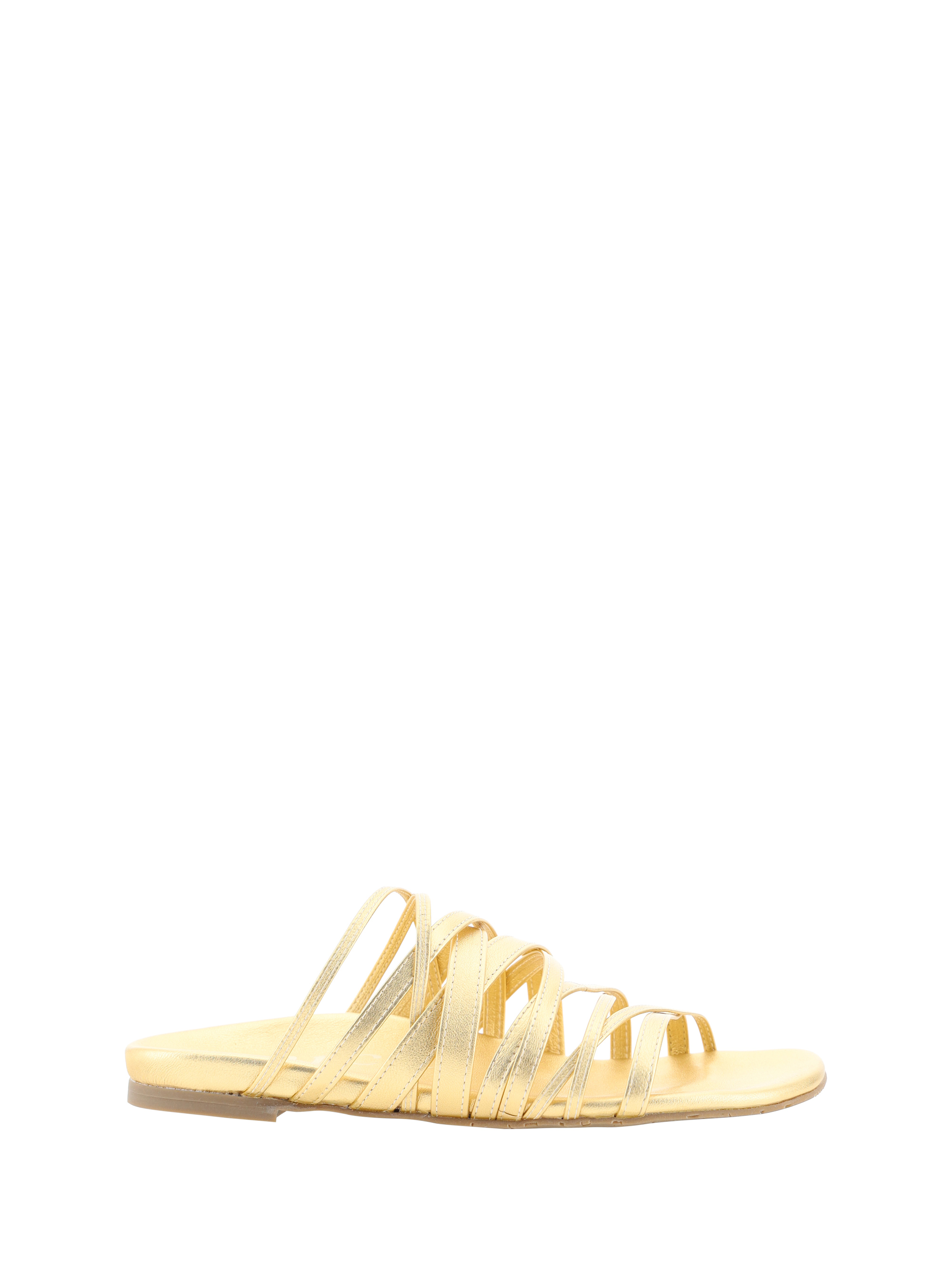 Shop Pedro Garcia Bety Sandals In Gold