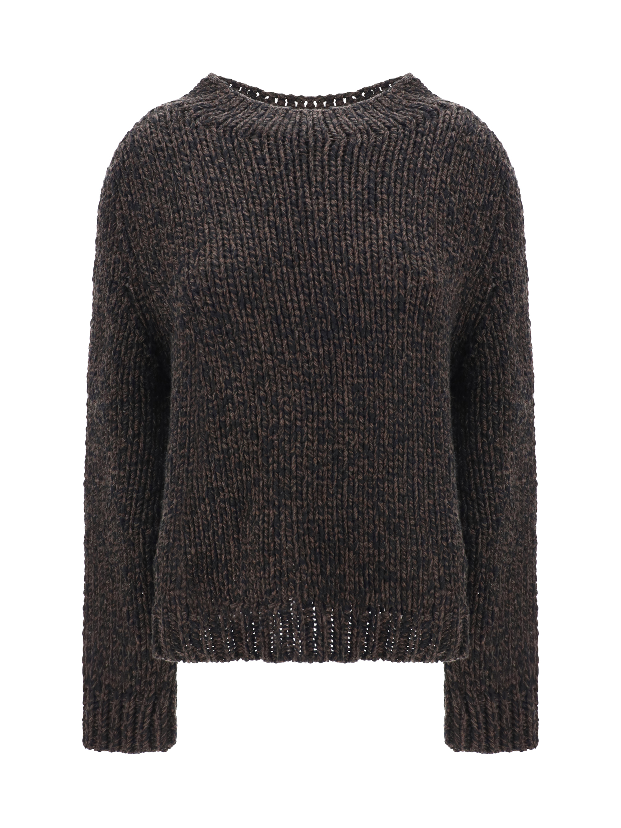 Shop The Row Hauren Sweater In Brown / Black