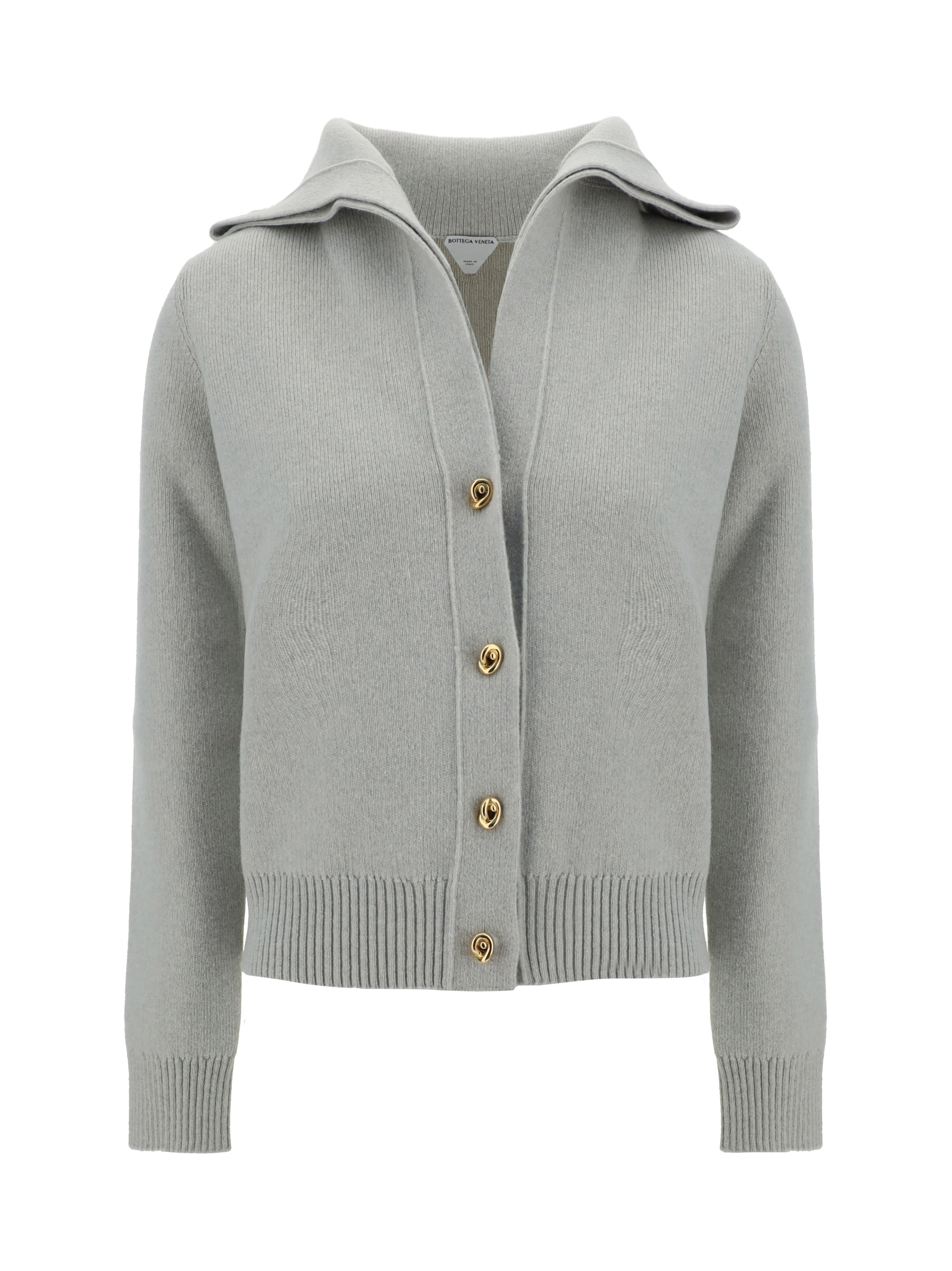 Shop Bottega Veneta Cardigan In Moon