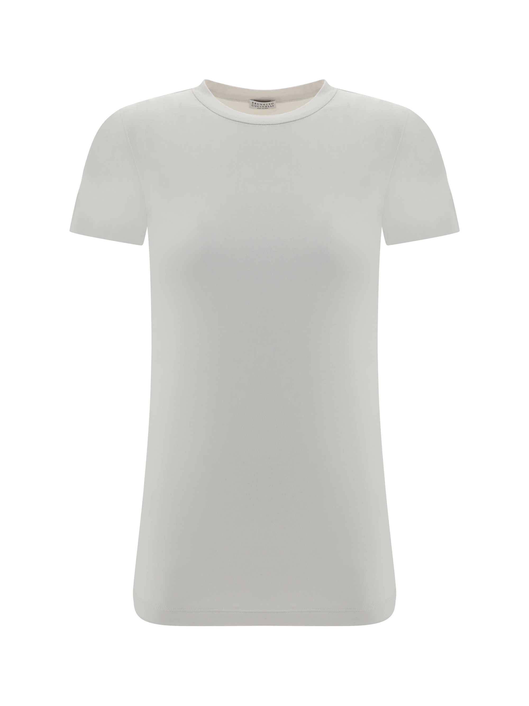 Shop Brunello Cucinelli T-shirt In Warm White