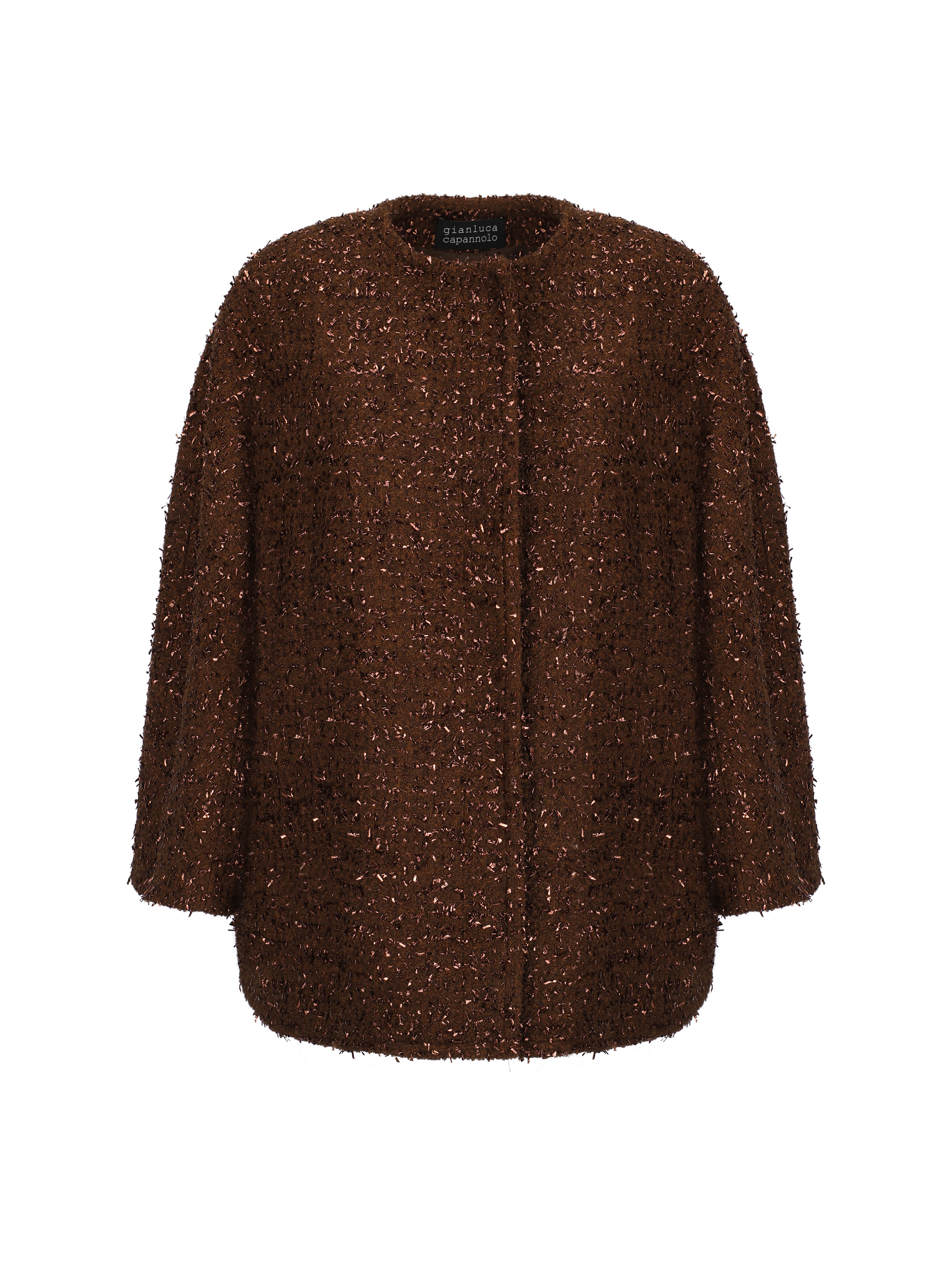 Shop Gianluca Capannolo Kim Jacket In Choco/rust