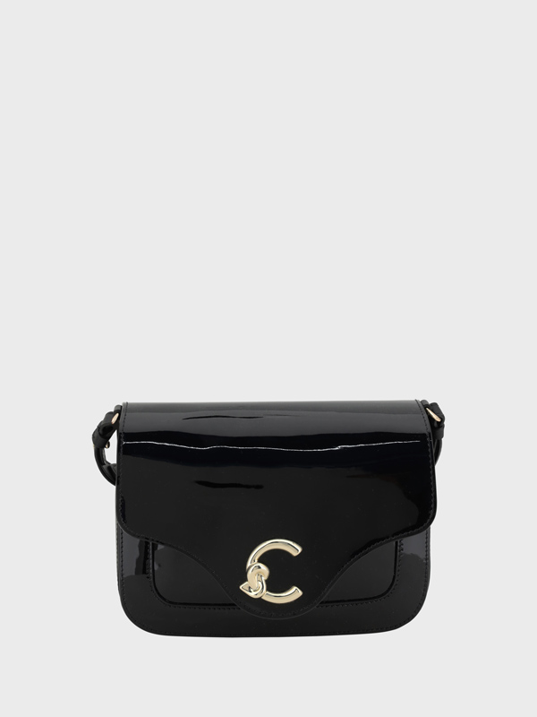 C-Me Patent Shoulder Bag