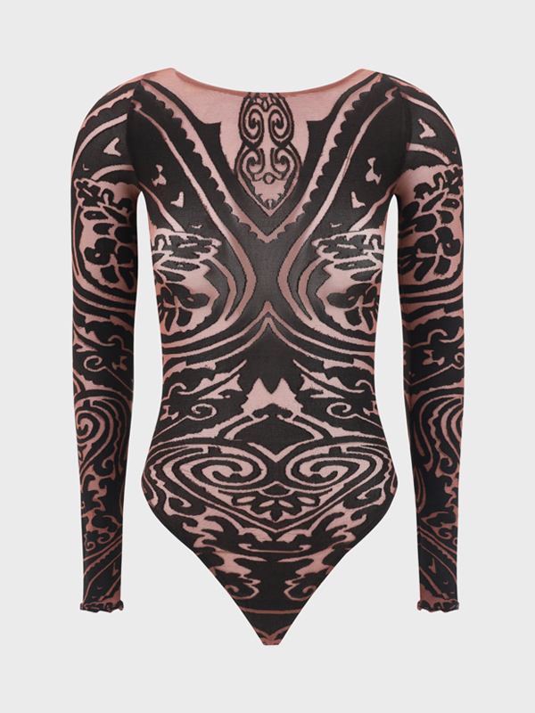 Etro X Wolford Tattoo Bodysuit