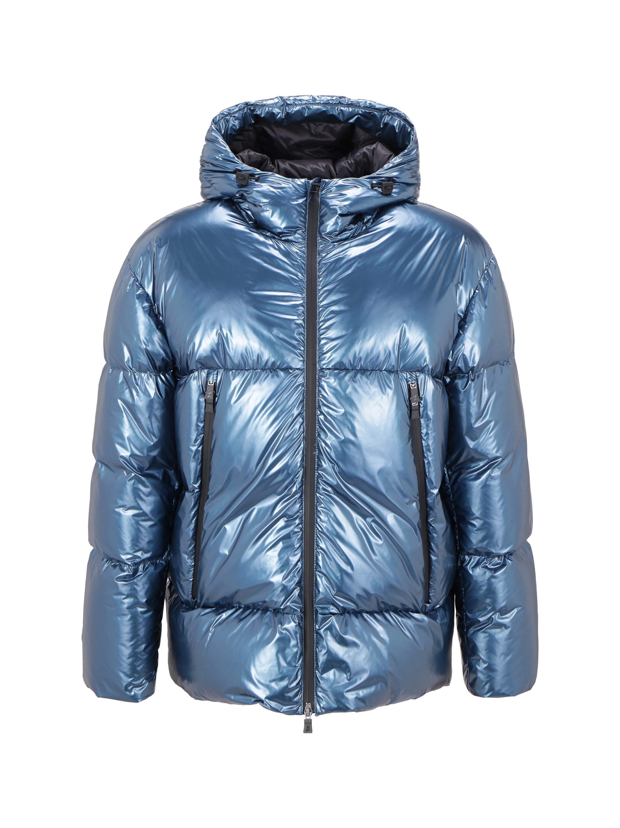 Herno Laminar Down Jacket Men In Indian Blu