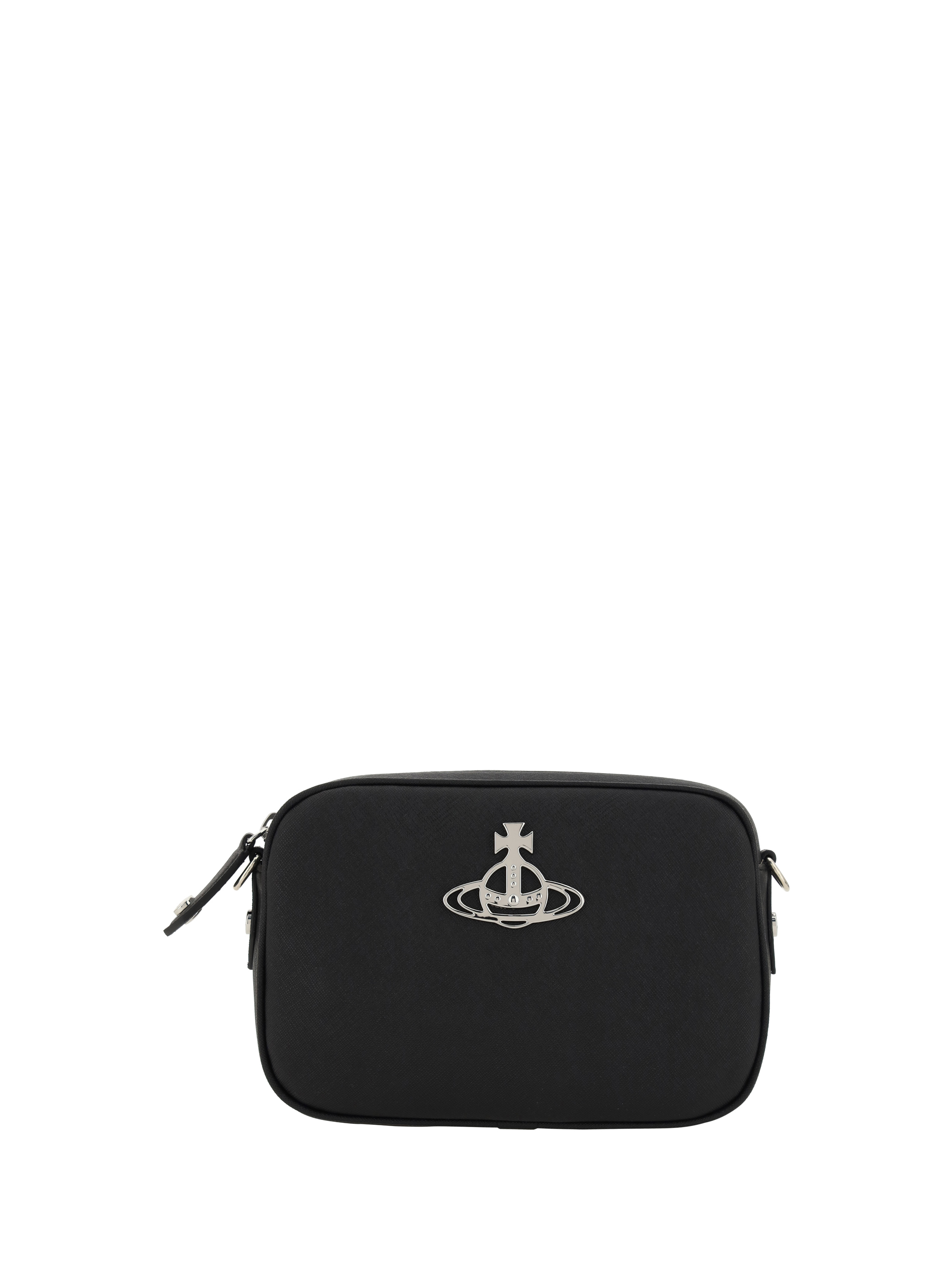 Shop Vivienne Westwood Crossbody Shoulder Bag In Black