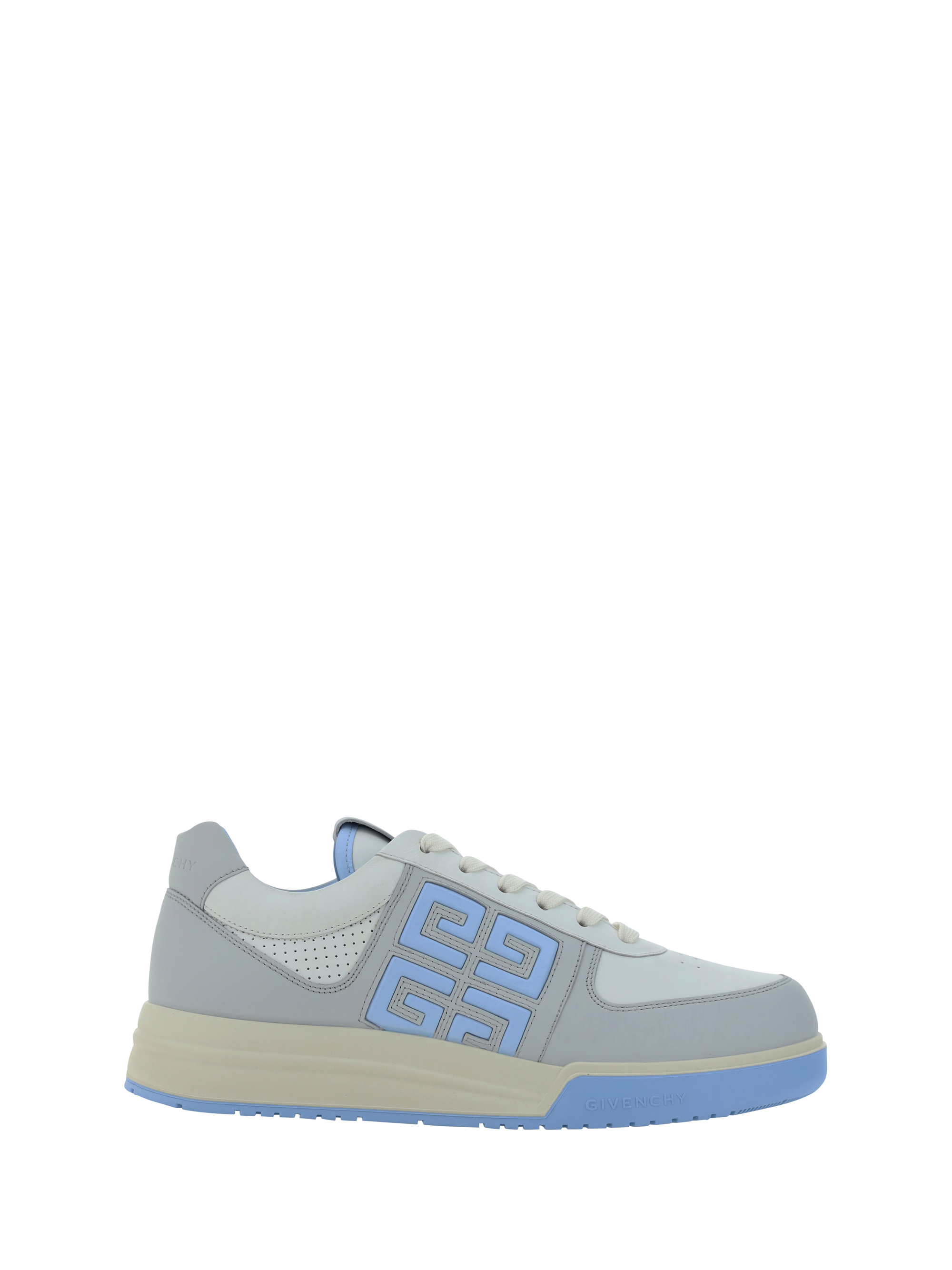 Shop Givenchy G4 Low Top Sneakers In Grey/blue