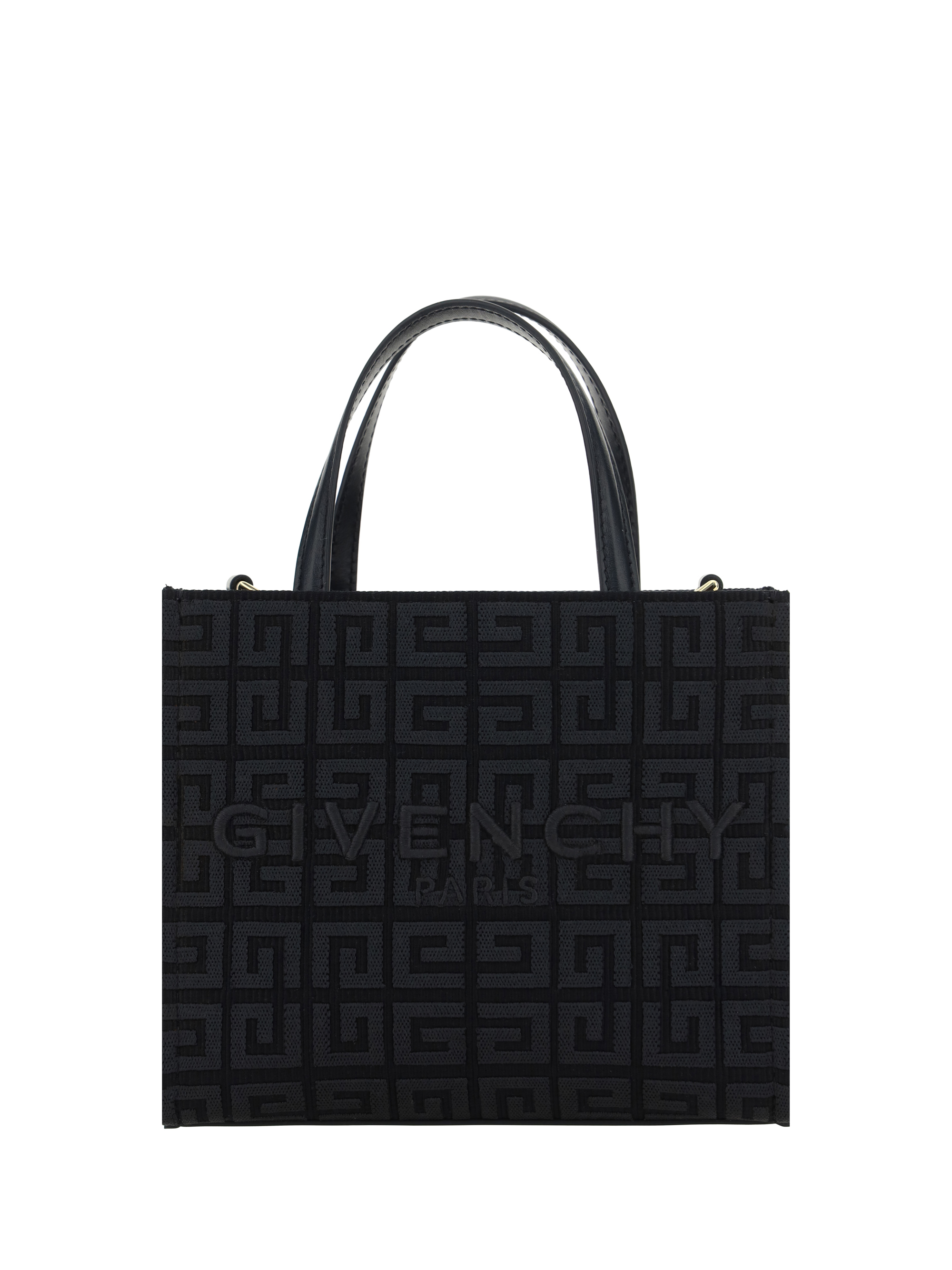 Shop Givenchy G-tote Mini Handbag In Black