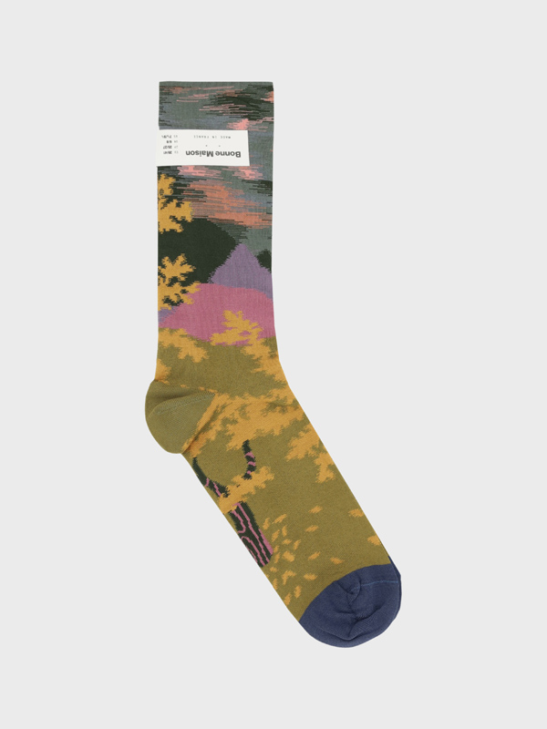 Wormwood Landscape Socks