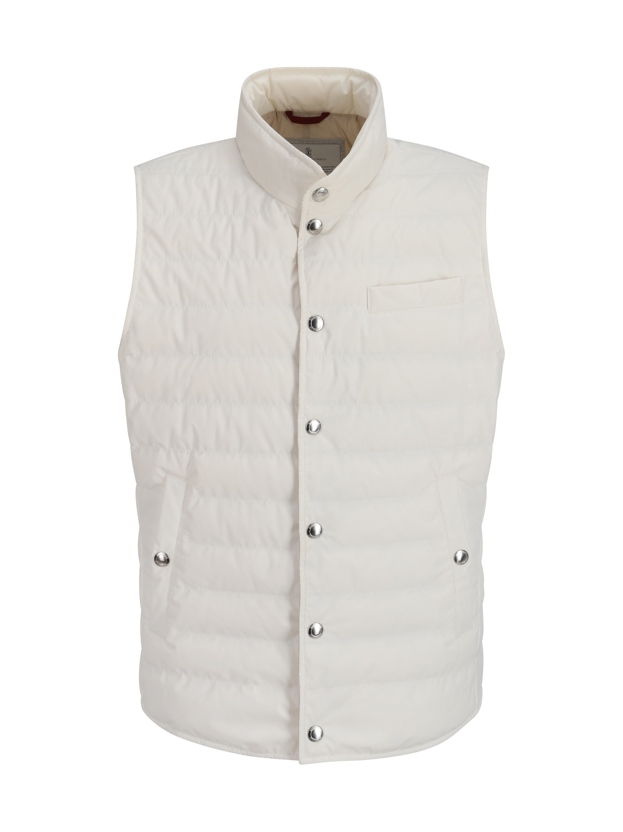 Shop Brunello Cucinelli Down Vest In 5062+8886