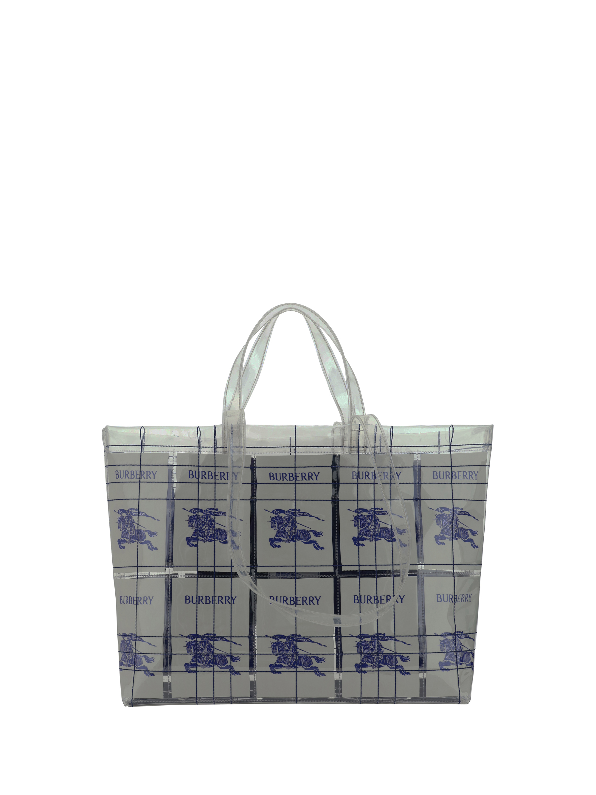 Shop Burberry Ekd Tote Bag In Multicolor