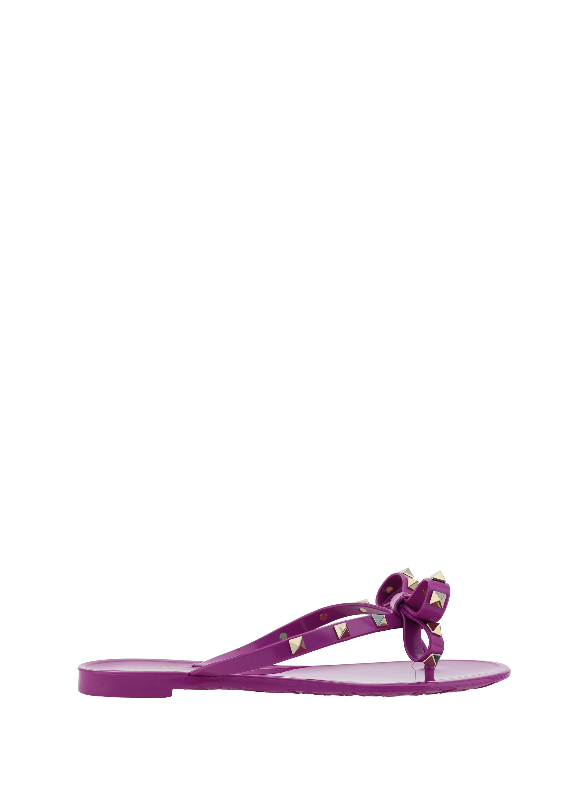 Shop Valentino Garavani Summer Pool Sandals In Vivid Violet