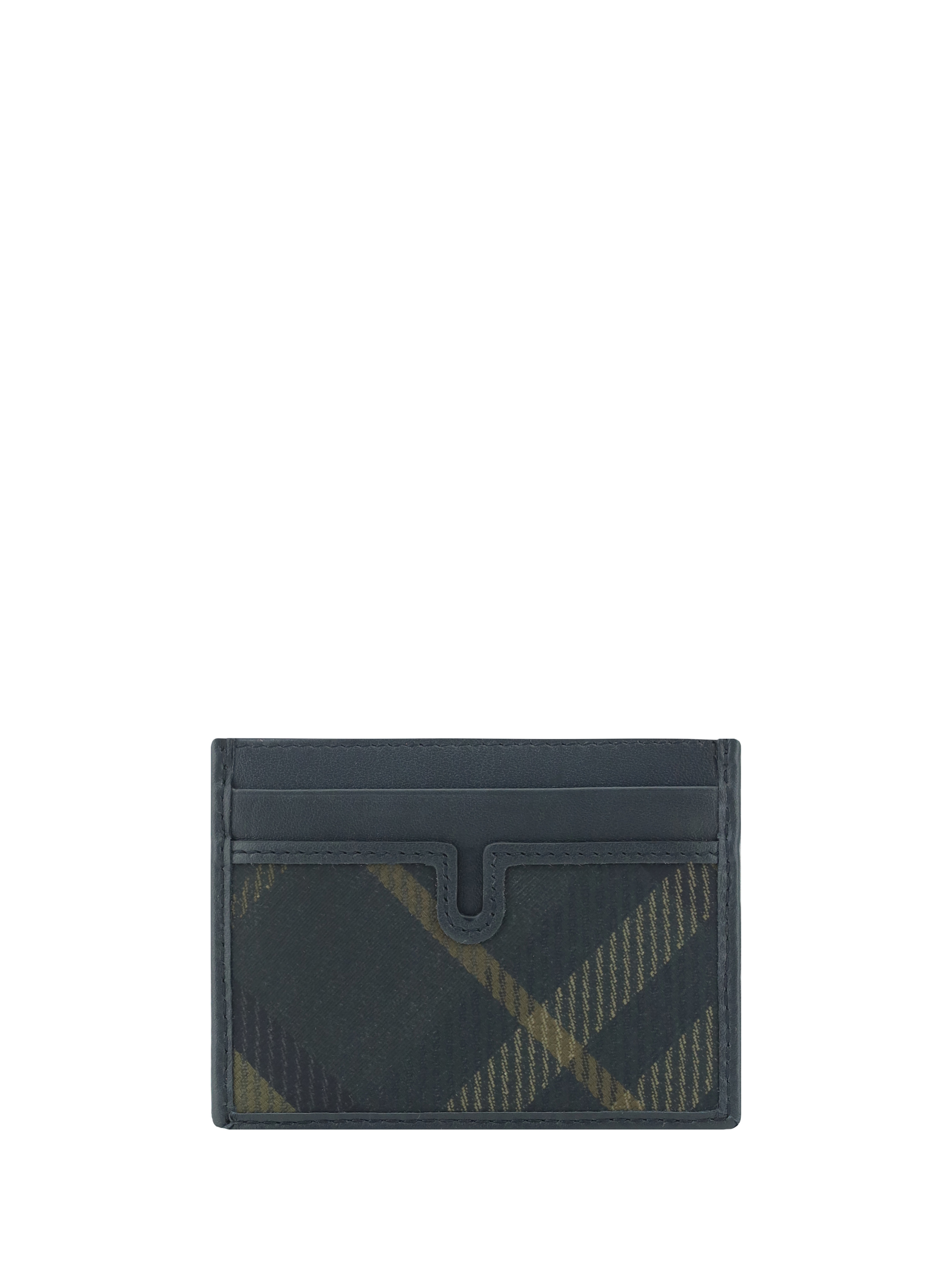 Shop Burberry Card Holder In Shadow