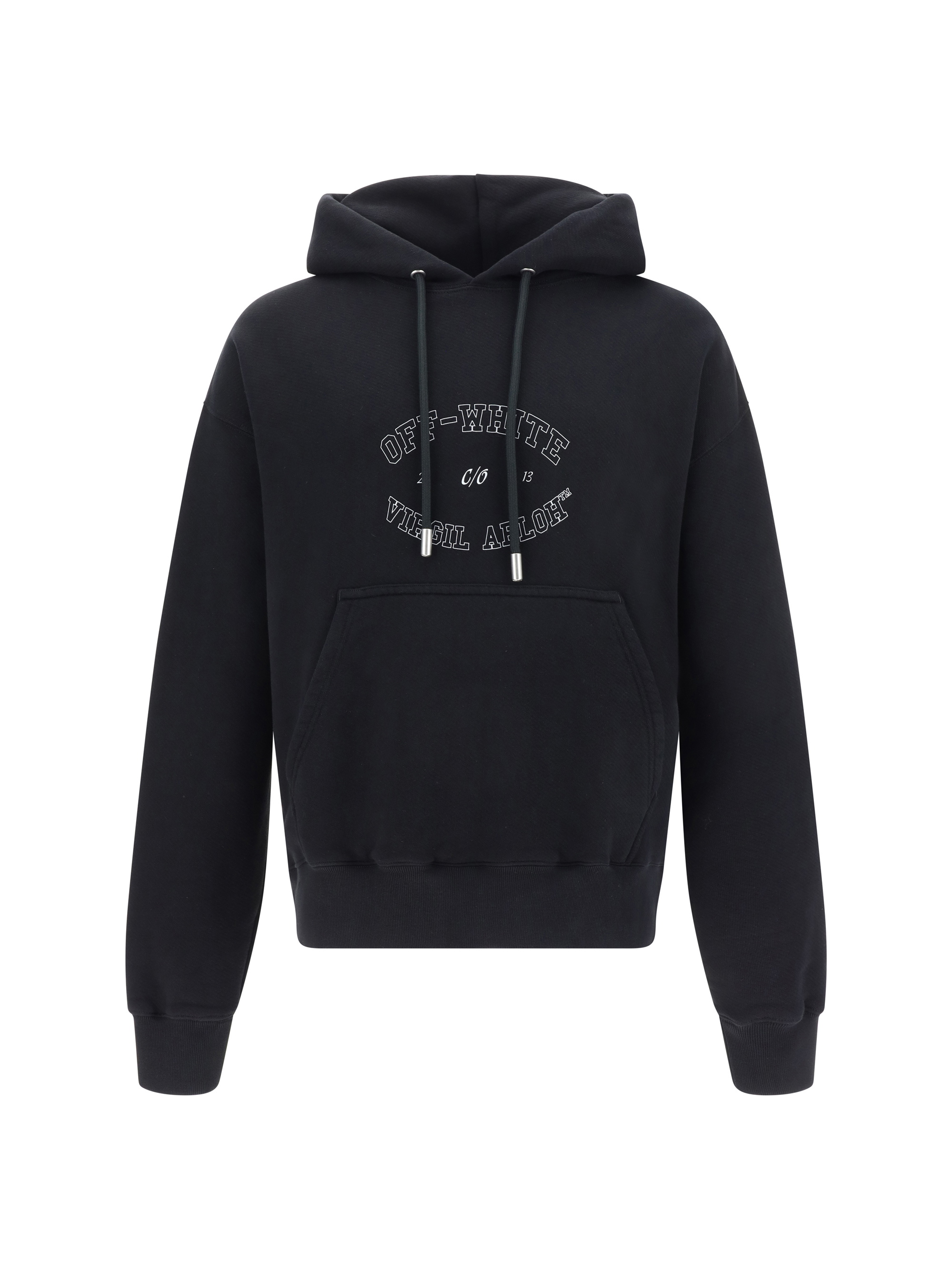 Shop Off-white Hoodie In Black White