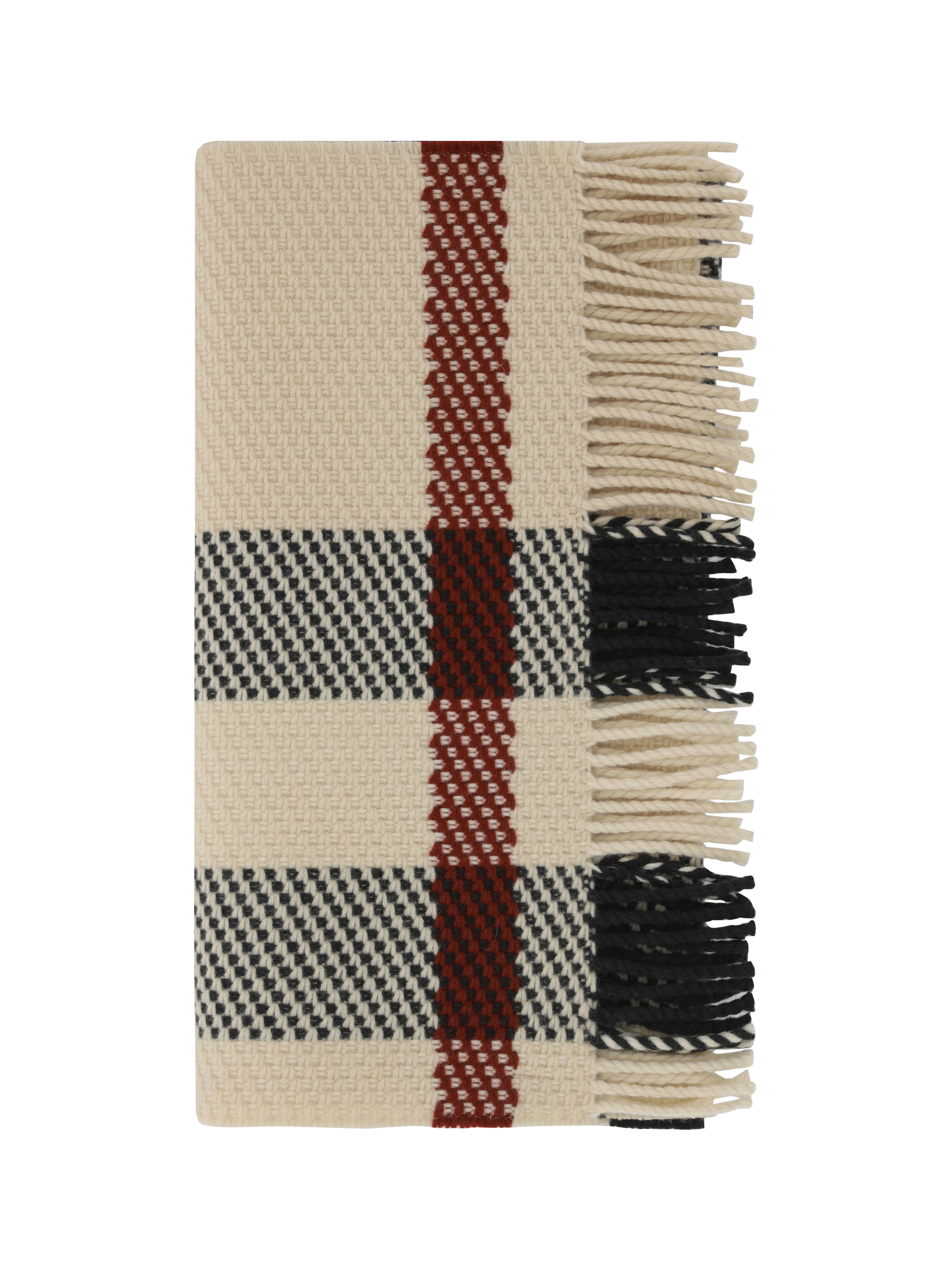 Shop Burberry Scarf In Stone