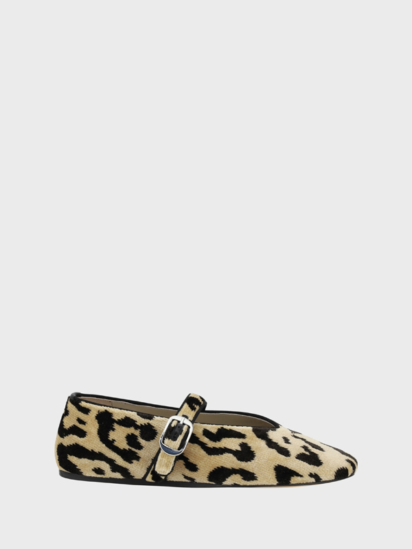 Leopard Stella Ballerinas