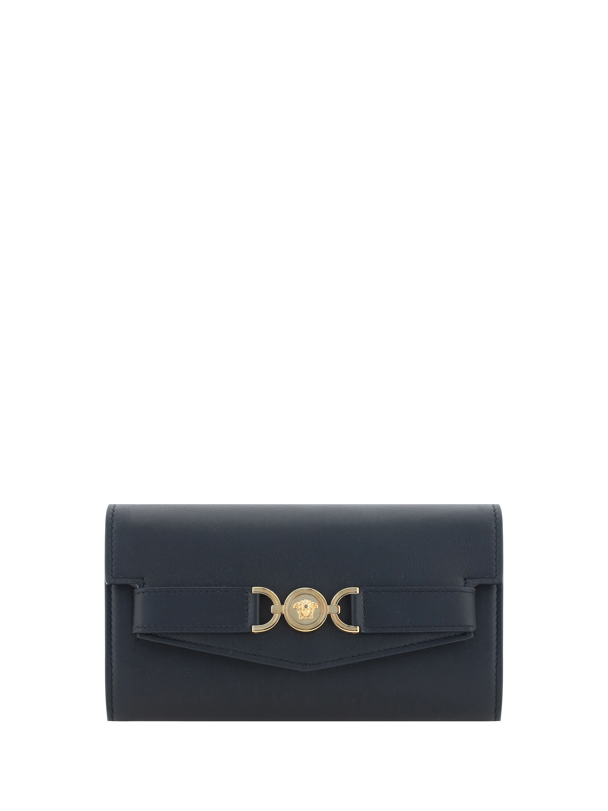 Shop Versace Shoulder Bag In Black- Gold