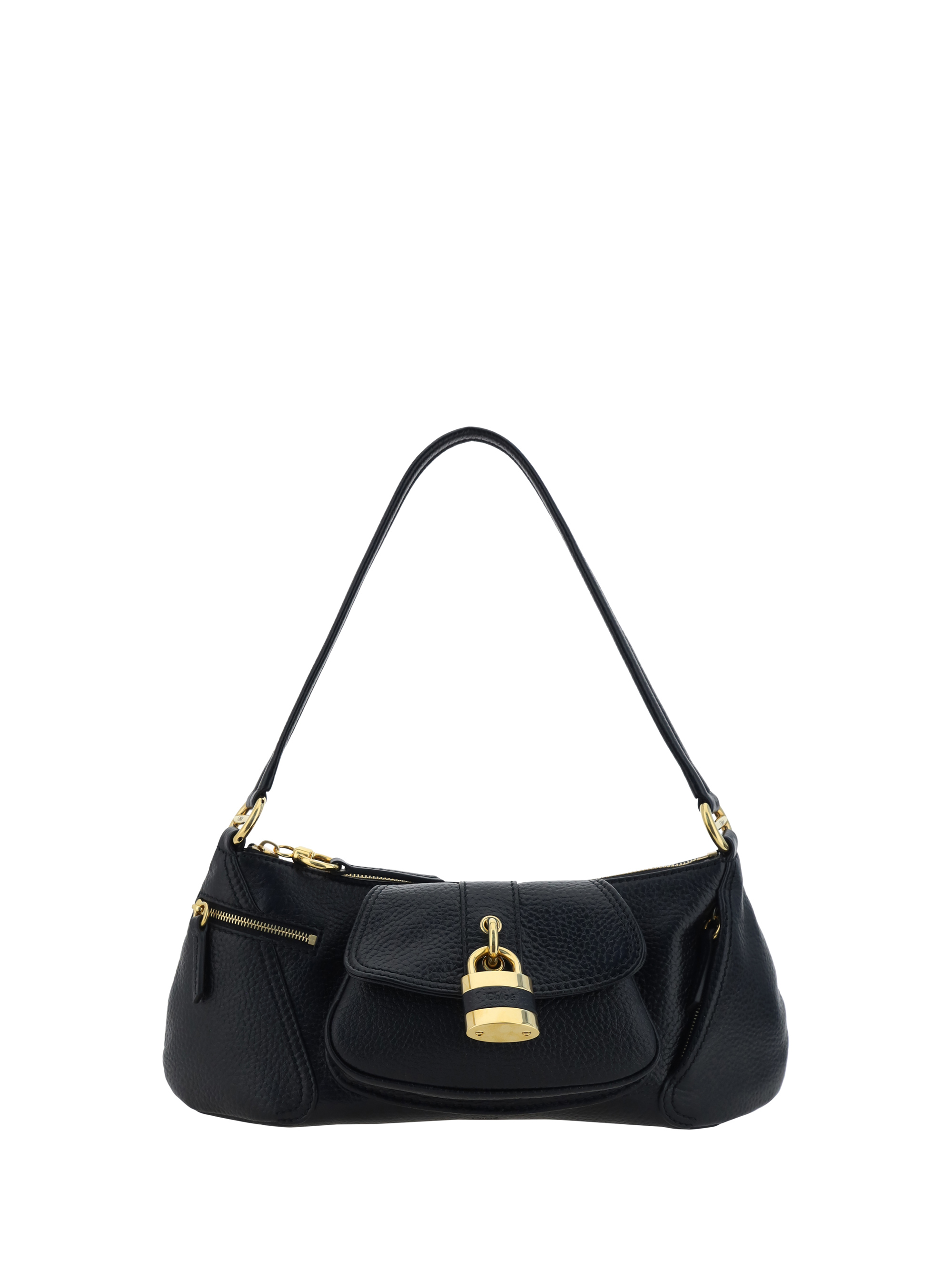 Shop Chloé 99 Shoulder Bag In Black