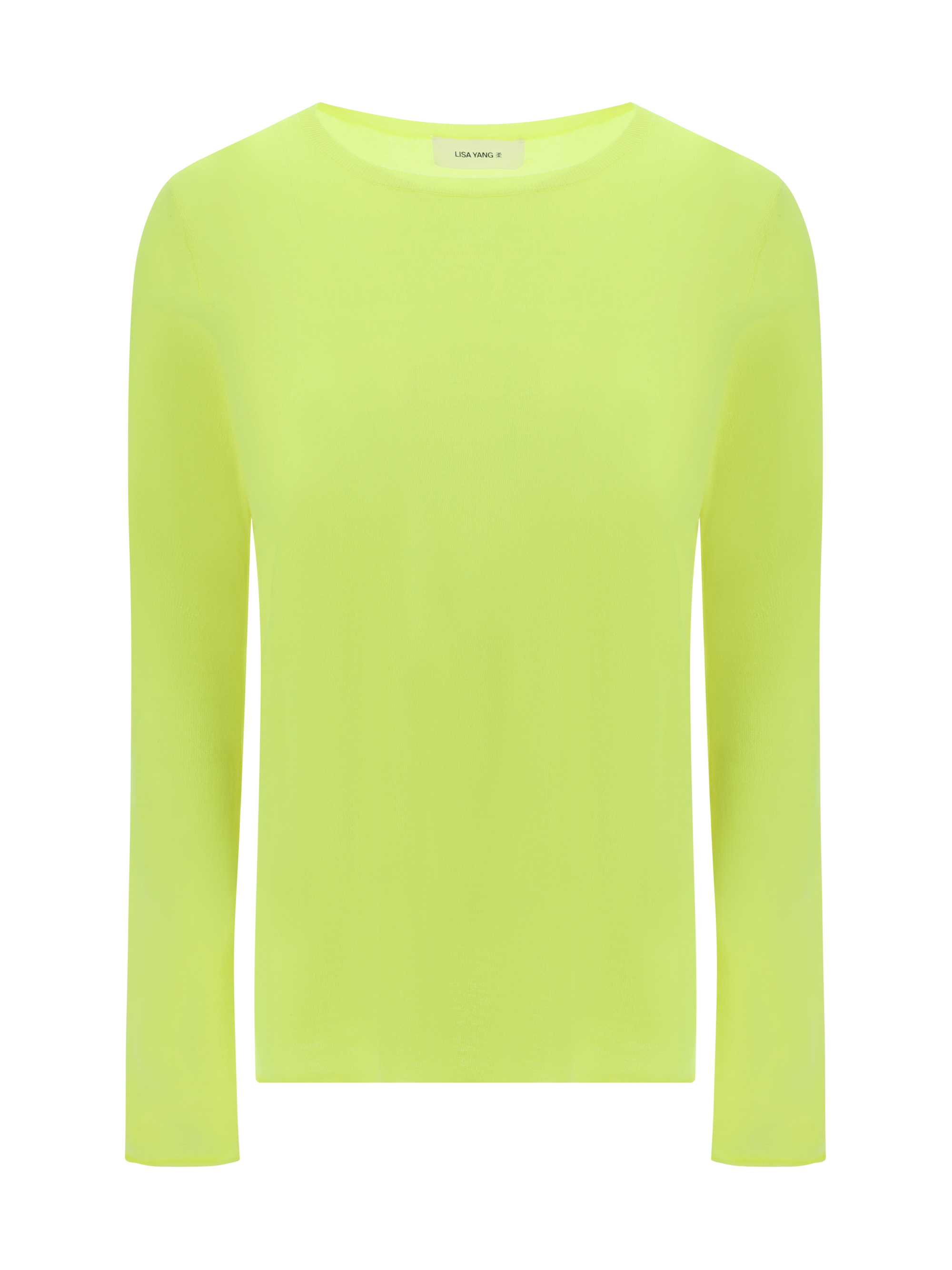 Shop Lisa Yang Alba Sweater In Neon Citrus