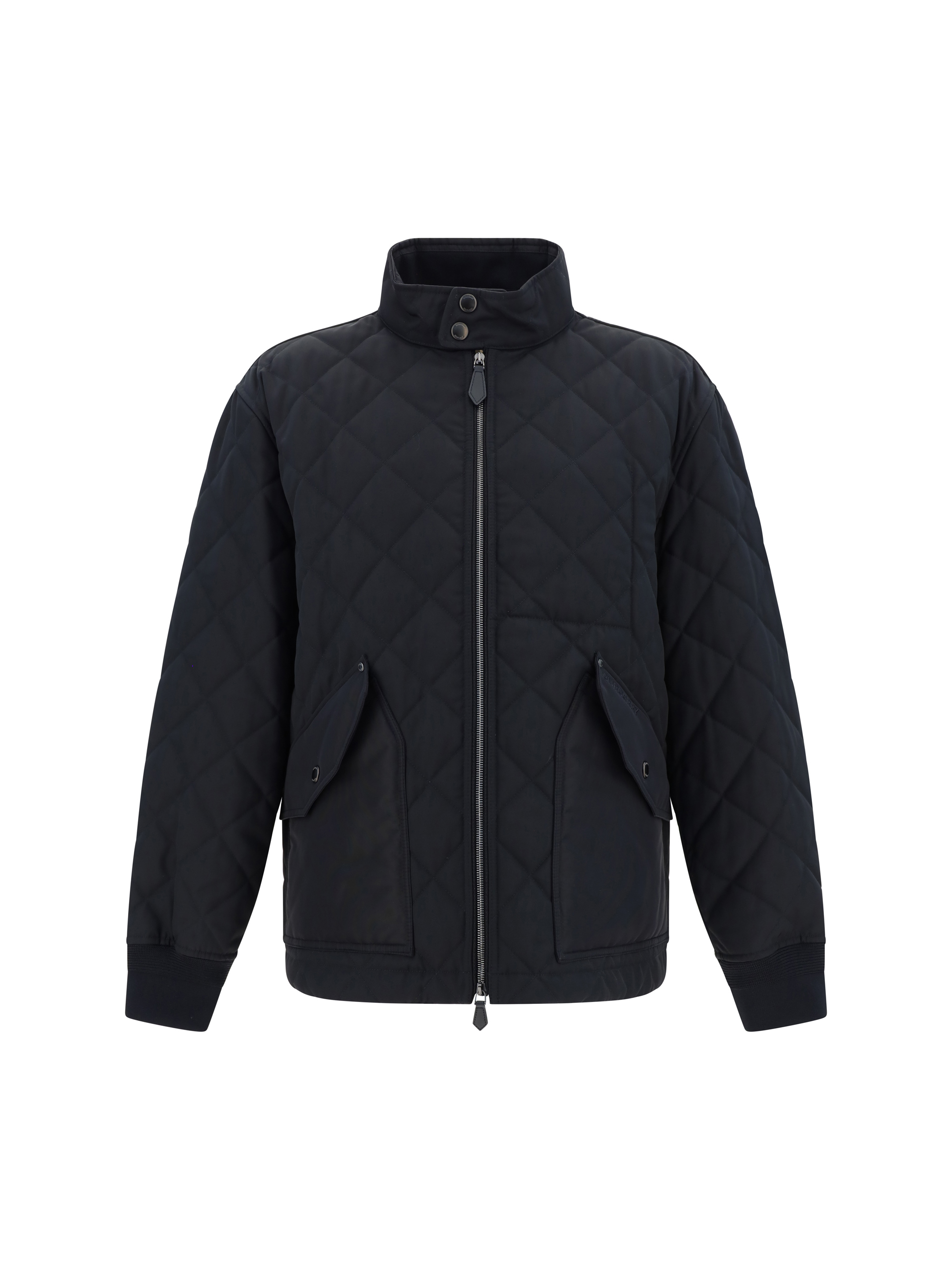 Shop Burberry Quilts Jacket In Black