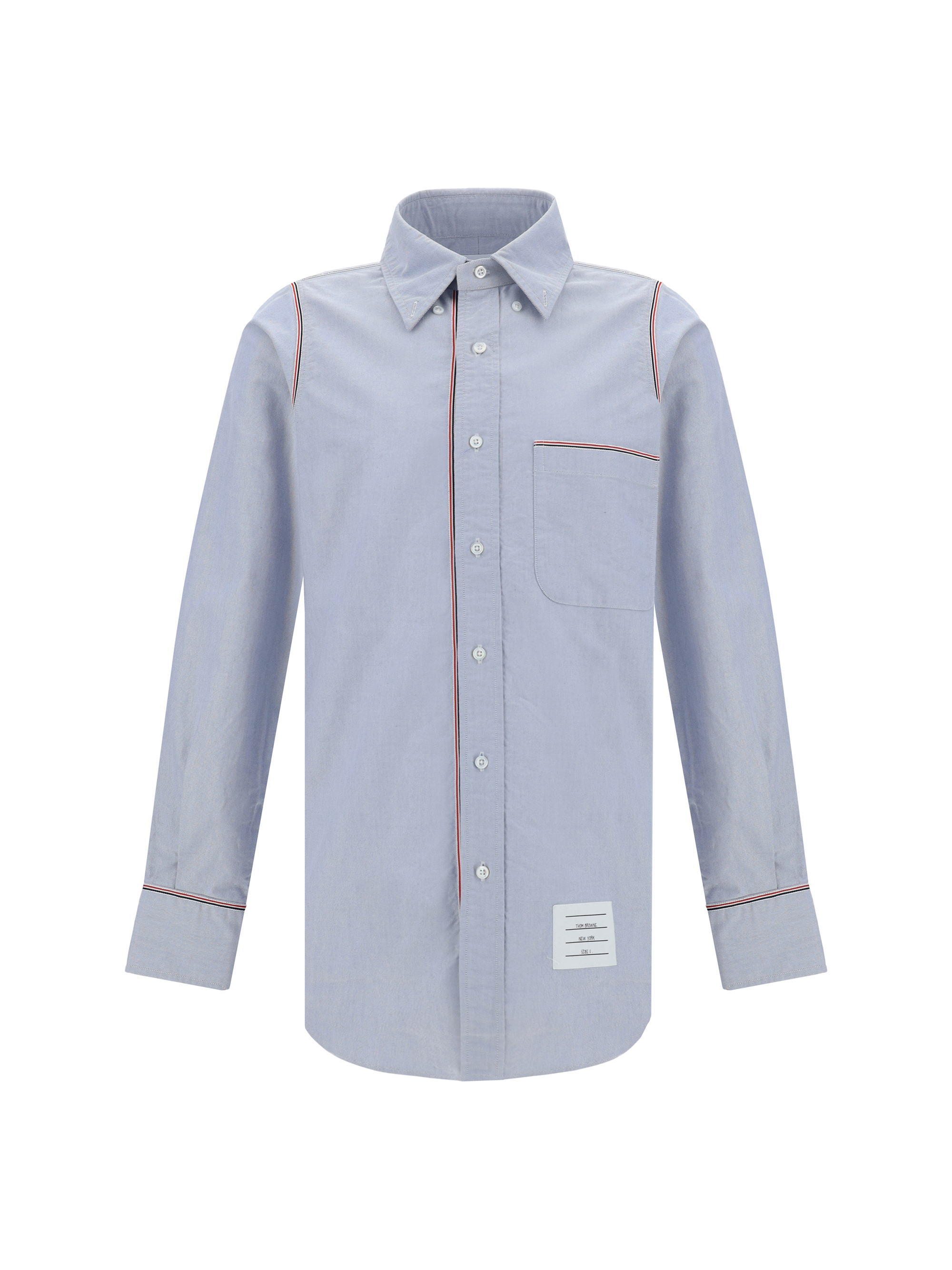 Shop Thom Browne Shirt In Light Blue