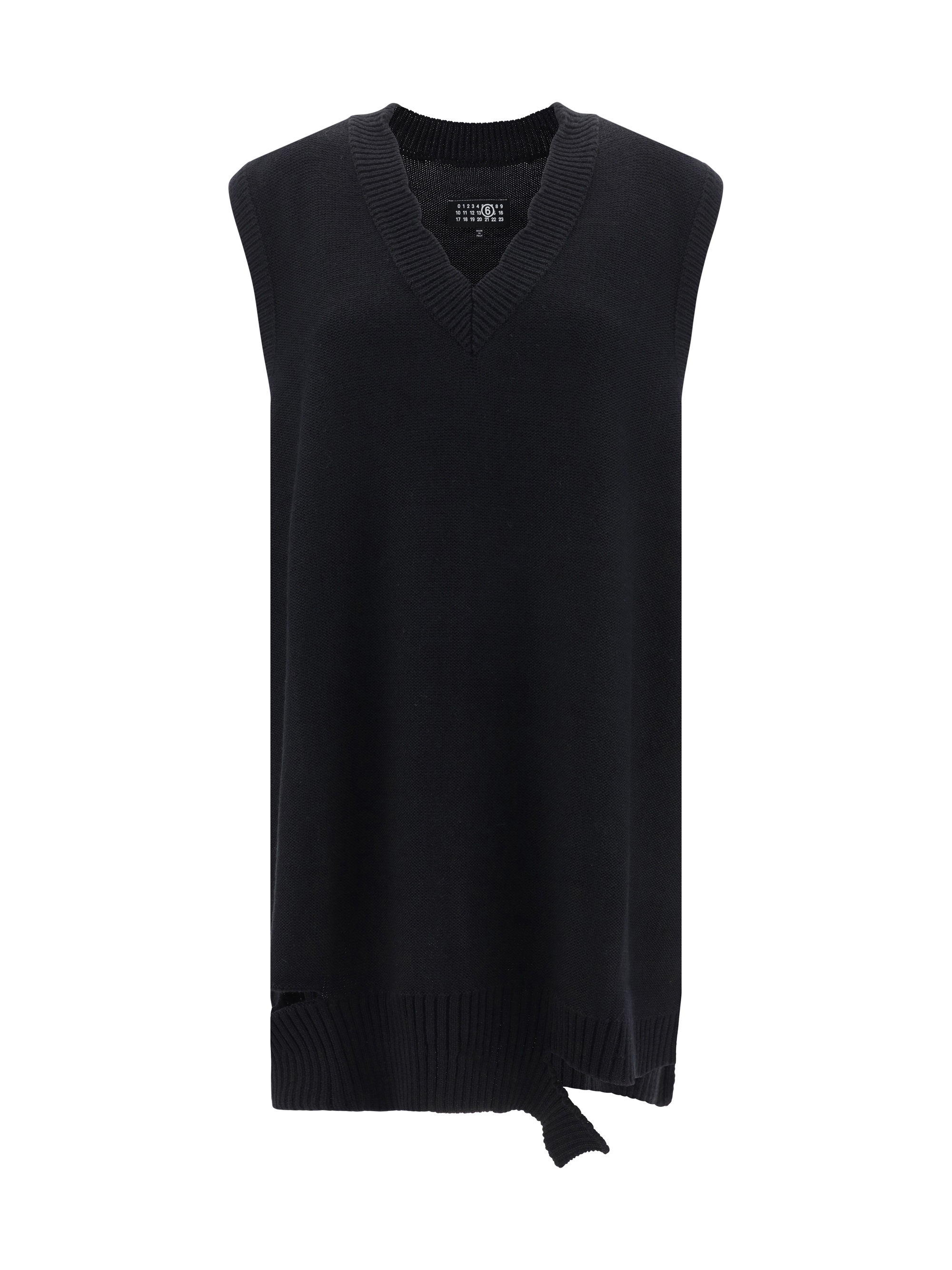 Shop Mm6 Maison Margiela Mini Dress In Black