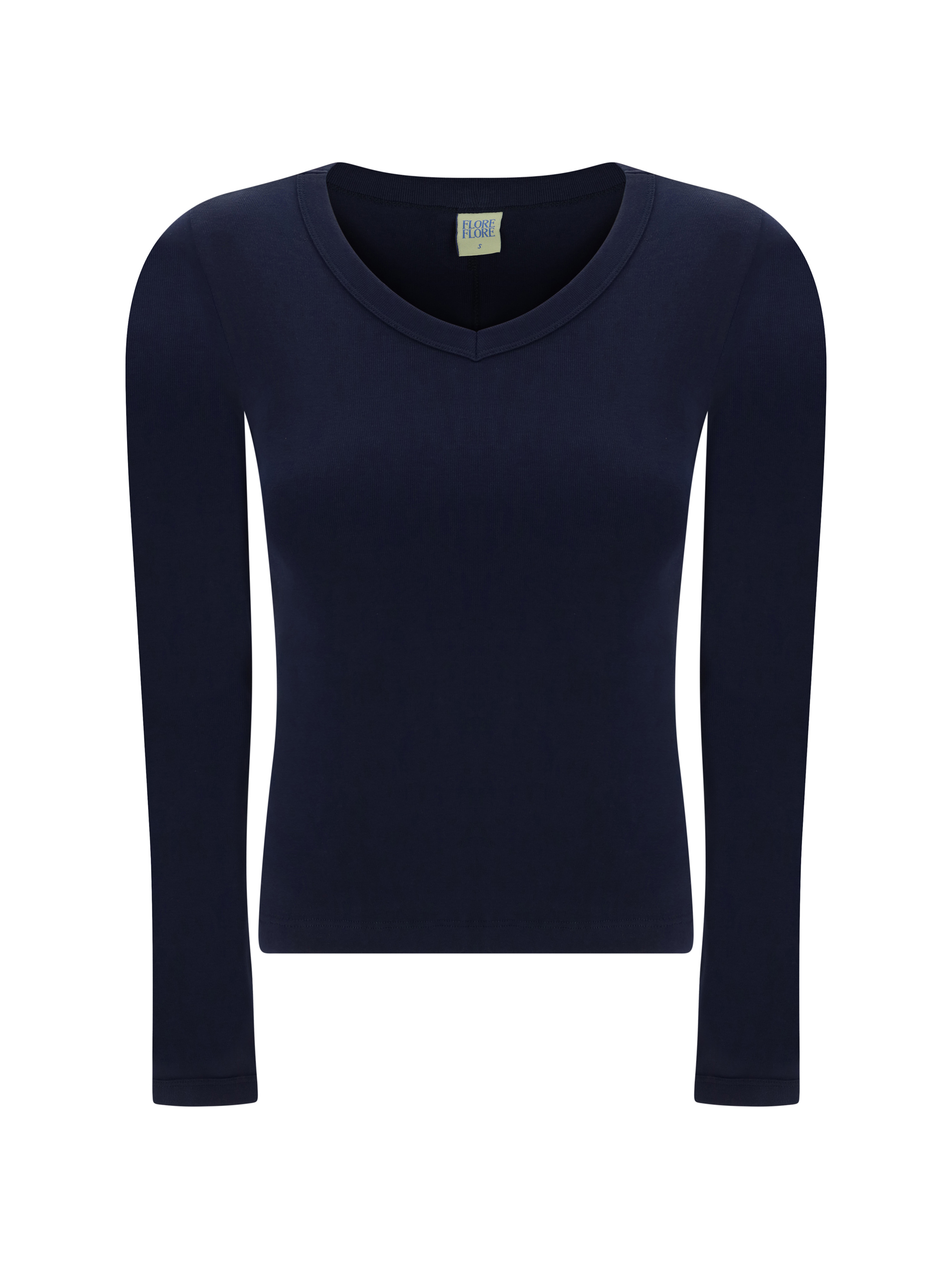 Shop Flore Flore Long Sleeve Jersey In Navy