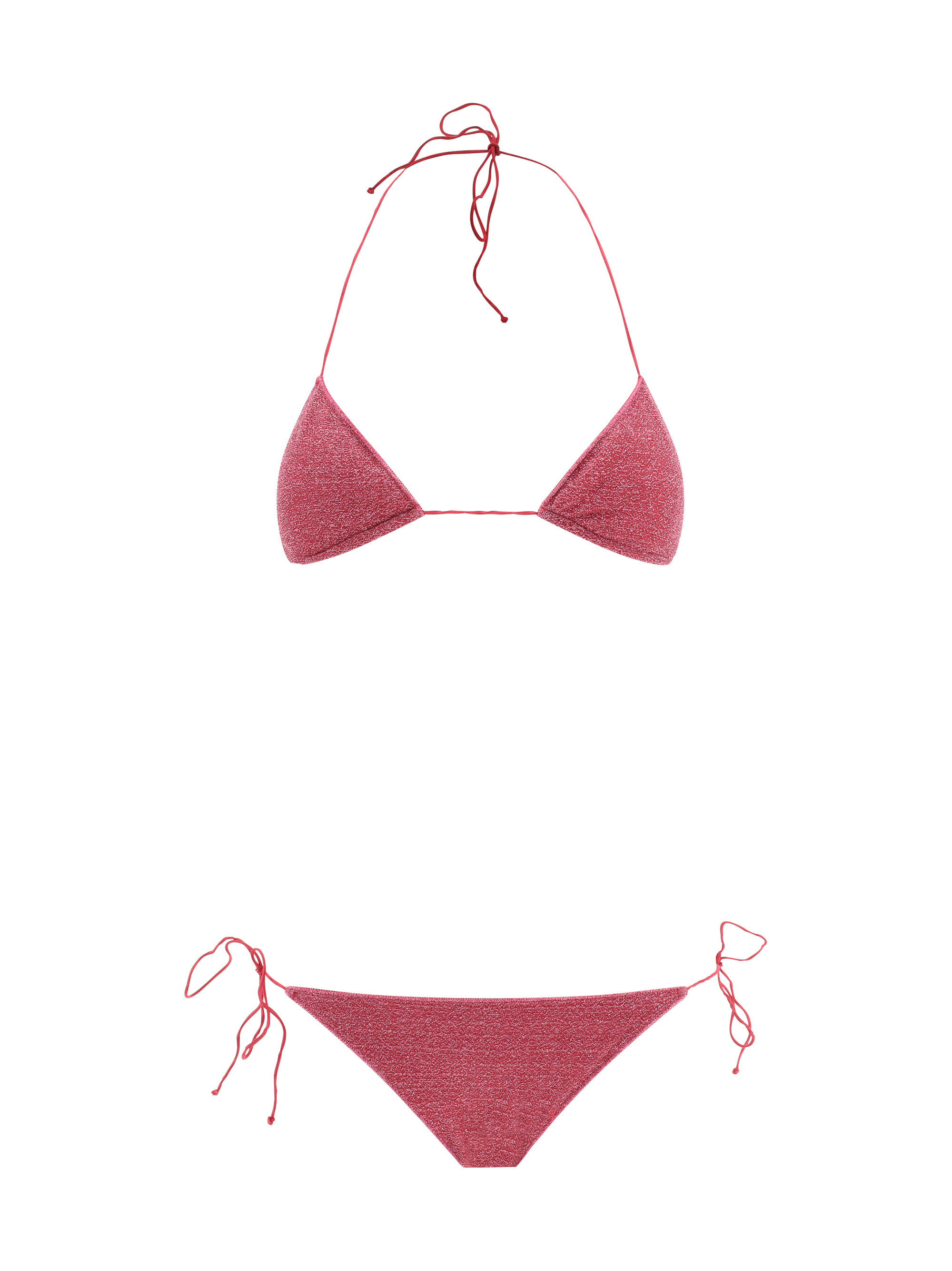 Shop Oseree Lumiere Swimsuit In Raspberry
