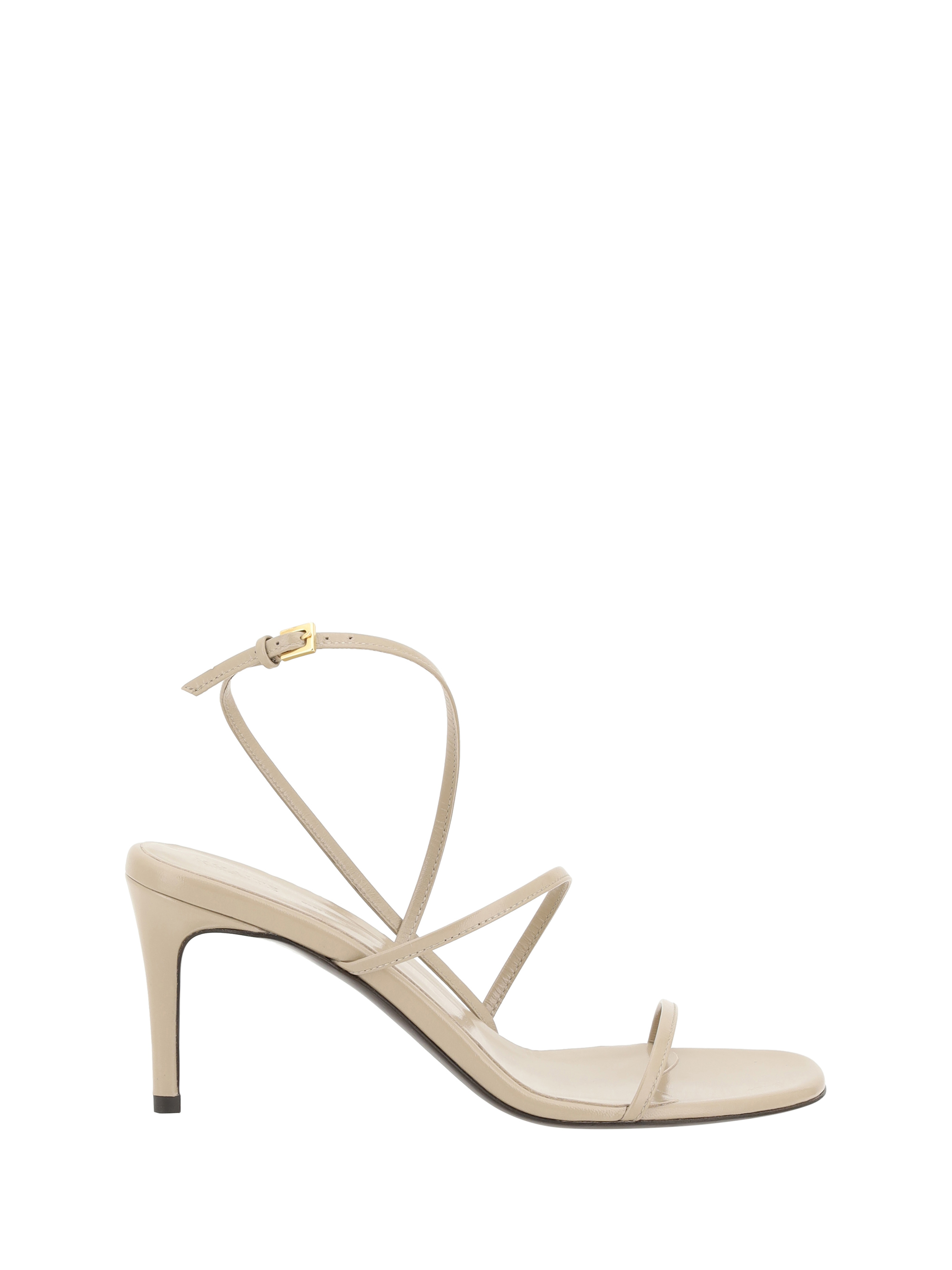 Shop Khaite Loop Sandals In Nude