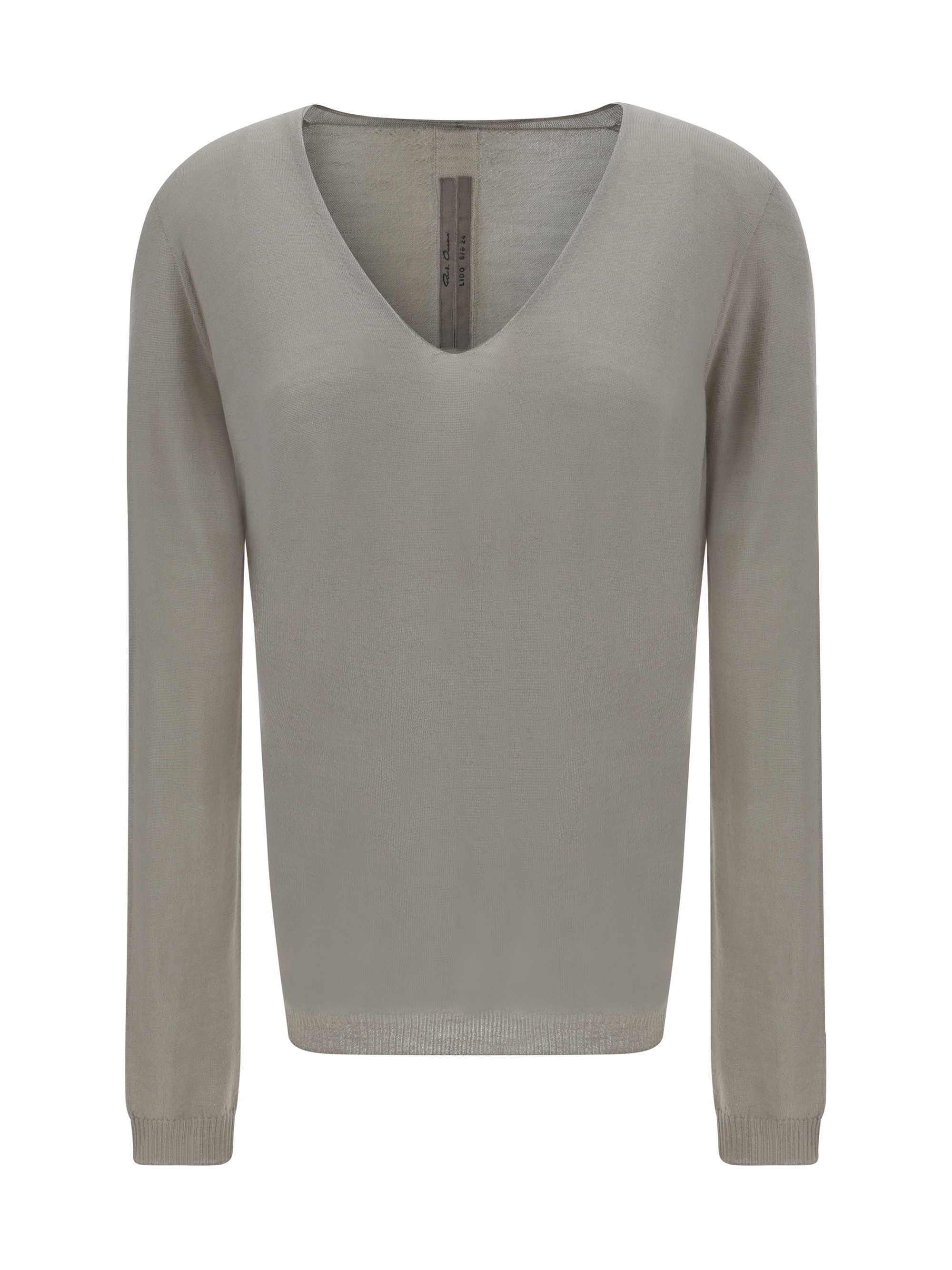Rick Owens Sweater In Pearl