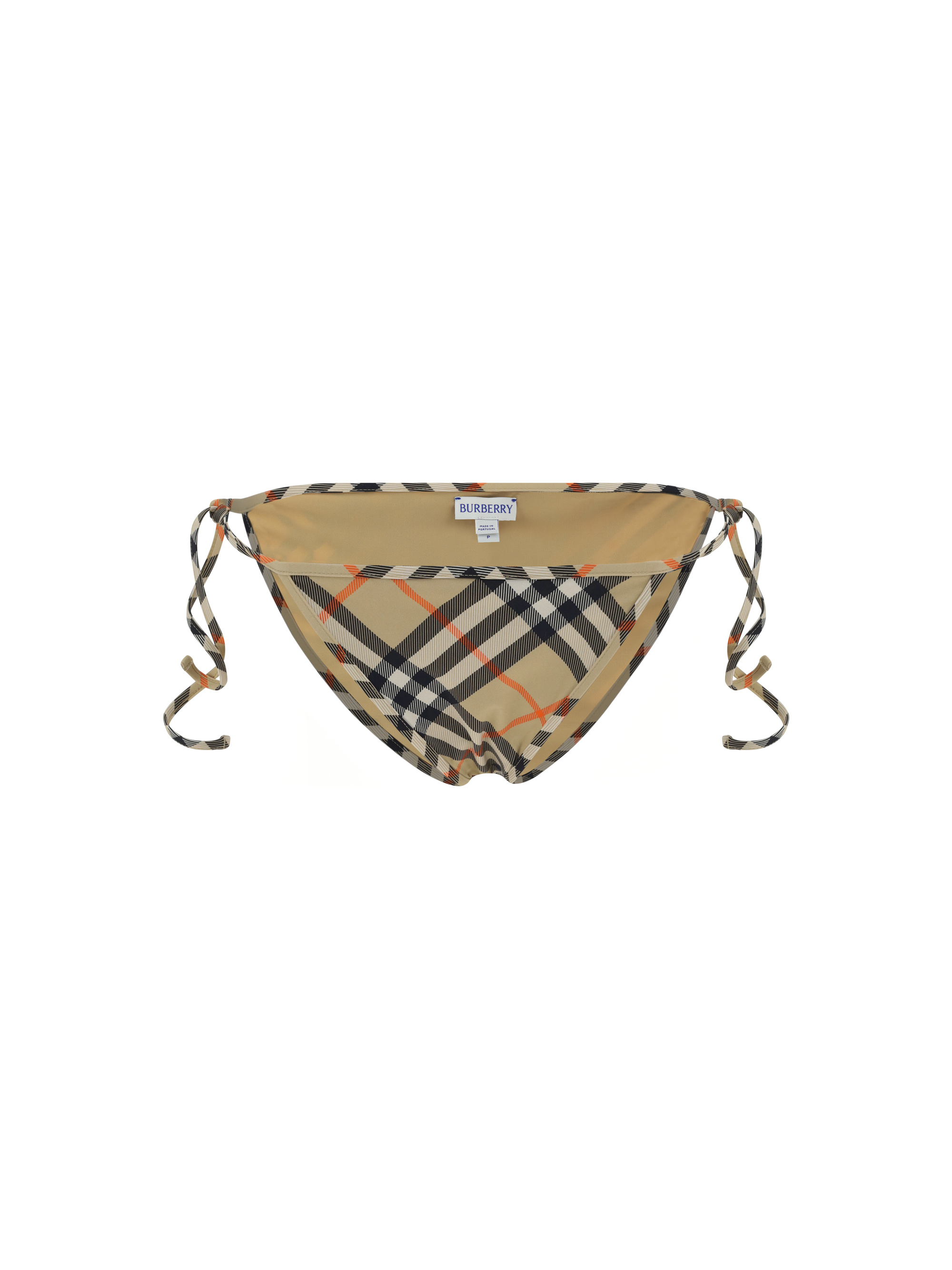Shop Burberry Swimsuit Briefs In Sand Ip Check