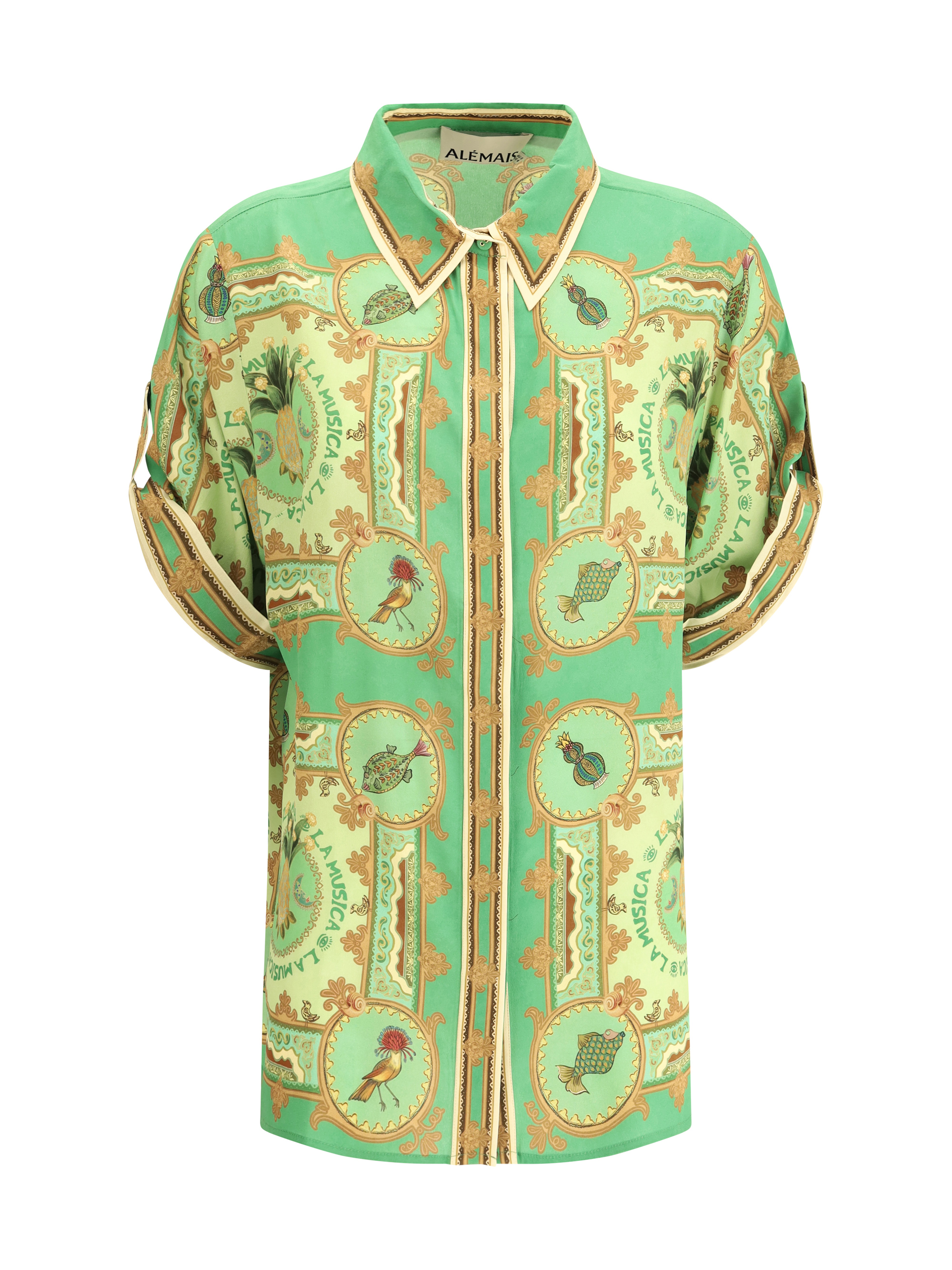 Shop Alemais La Musica Shirt In Green