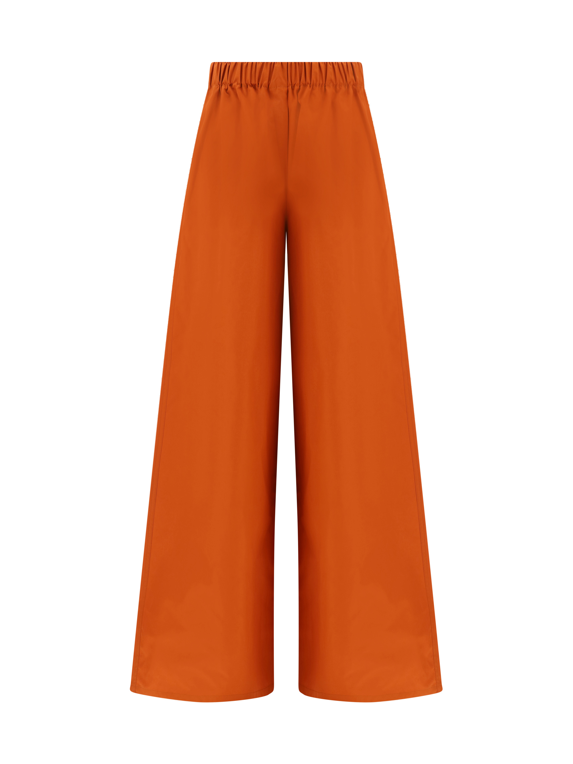 Linen Wide Pants in Brown